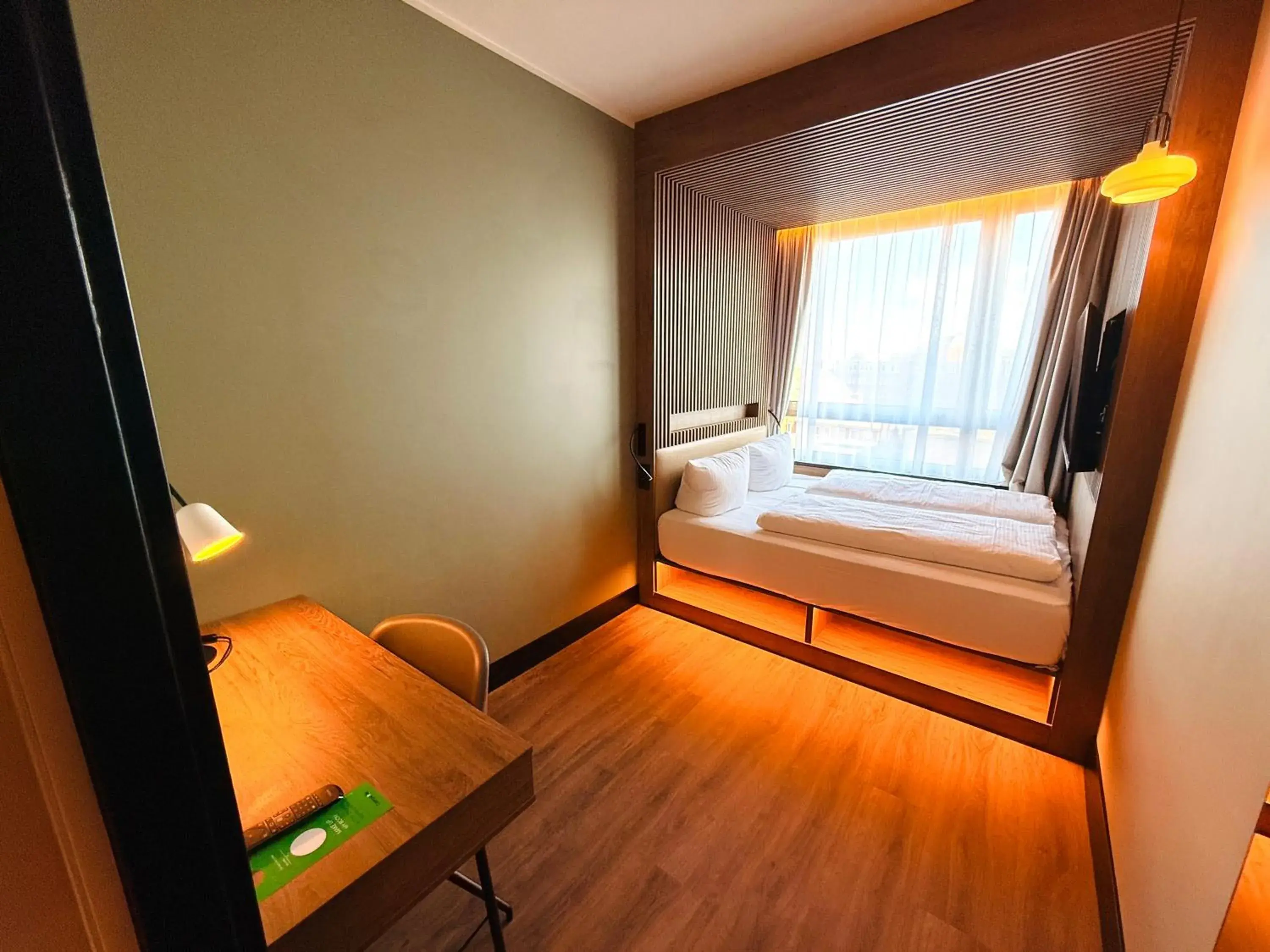 Bed in Hotel Astor Kiel by Campanile Bed in Hotel Astor Kiel by Campanile