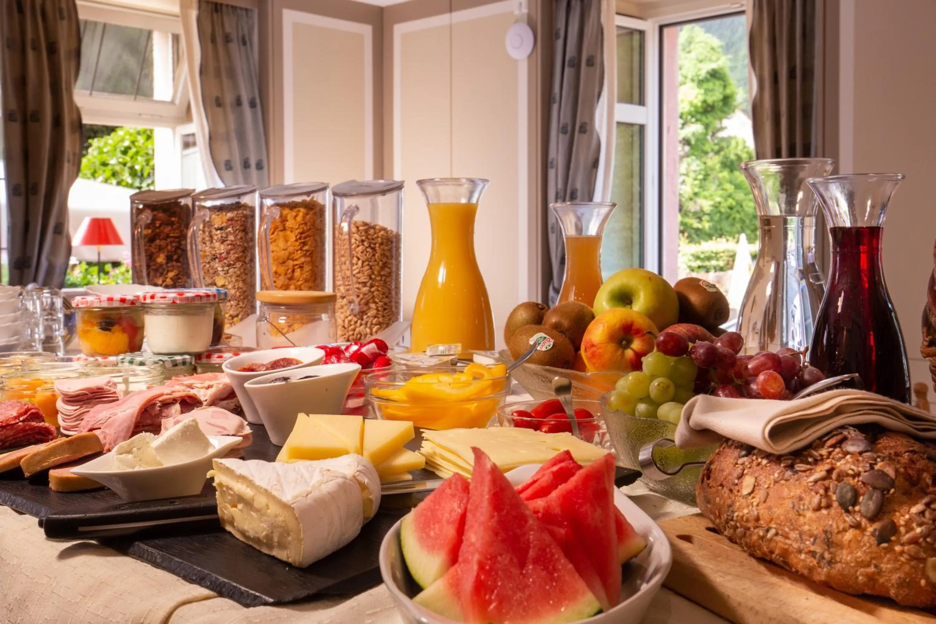 Buffet breakfast in Goldener Adler Oberried - Hotel & Appartements