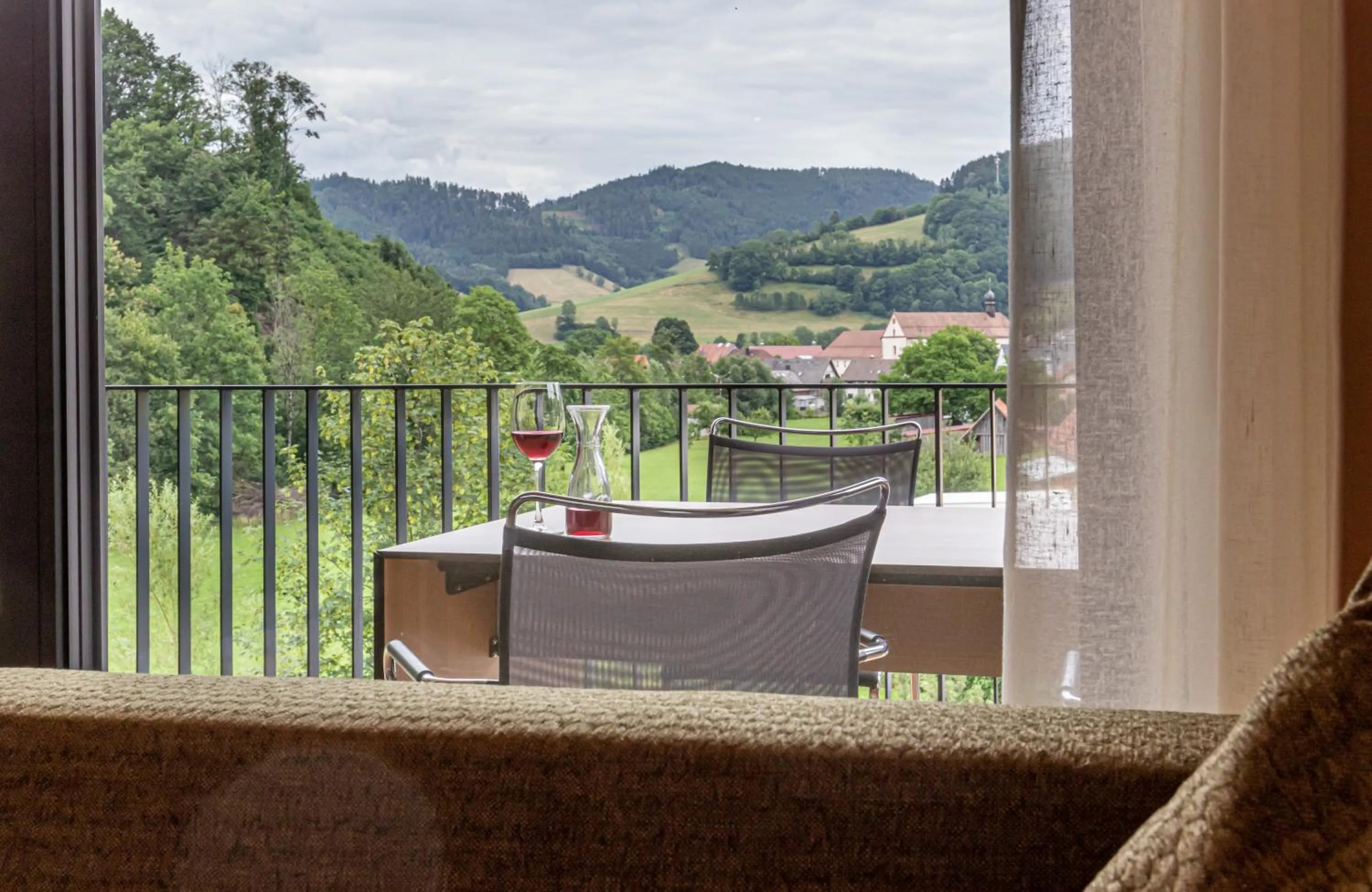 Balcony/Terrace in Goldener Adler Oberried - Hotel & Appartements