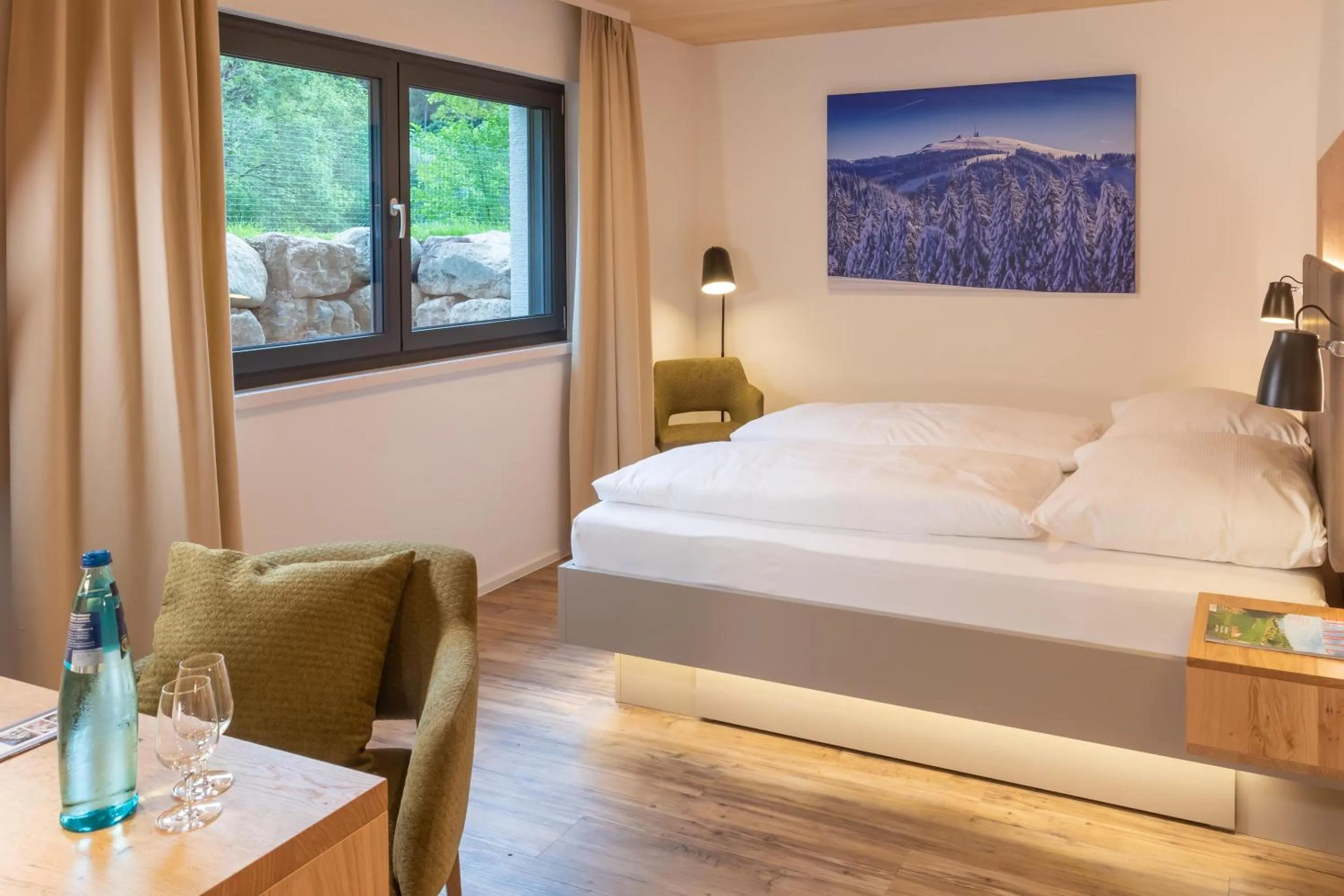 View (from property/room), Bed in Goldener Adler Oberried - Hotel & Appartements