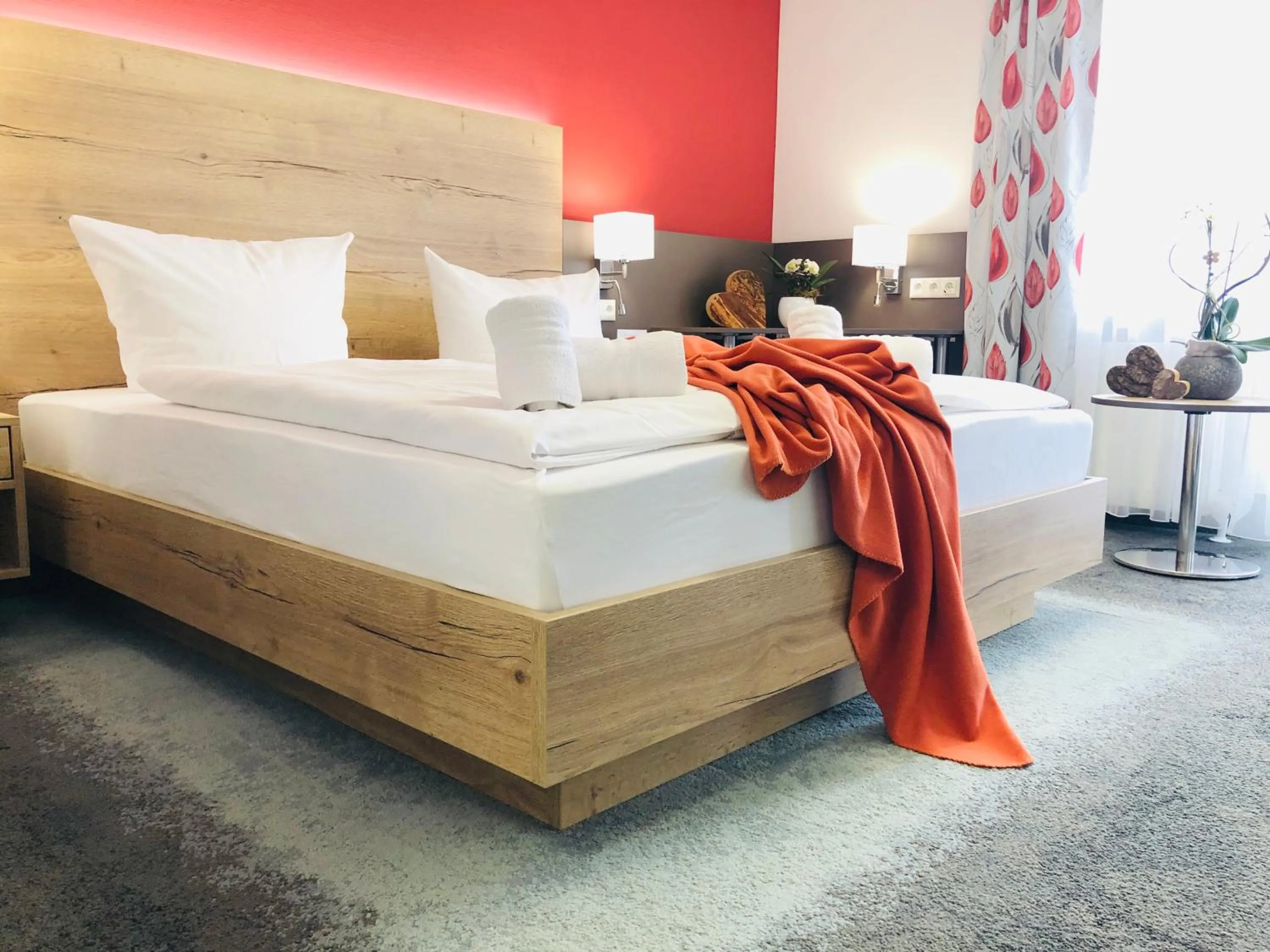 Bed in Hotel Schloßberg