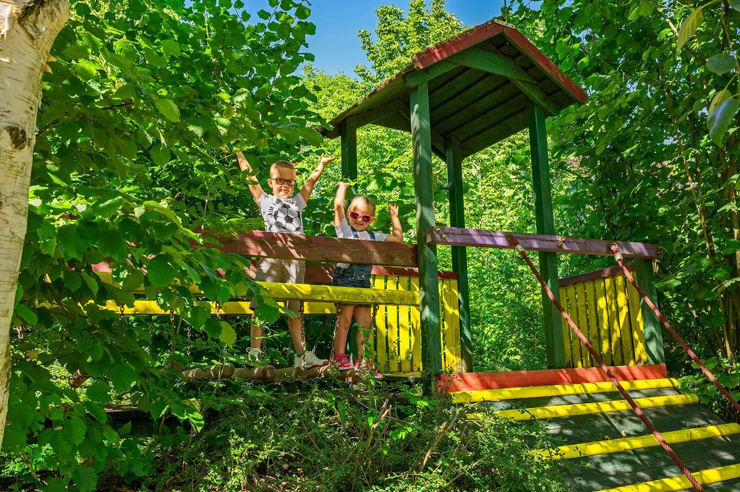 Children play ground in Hotel Schloßberg
