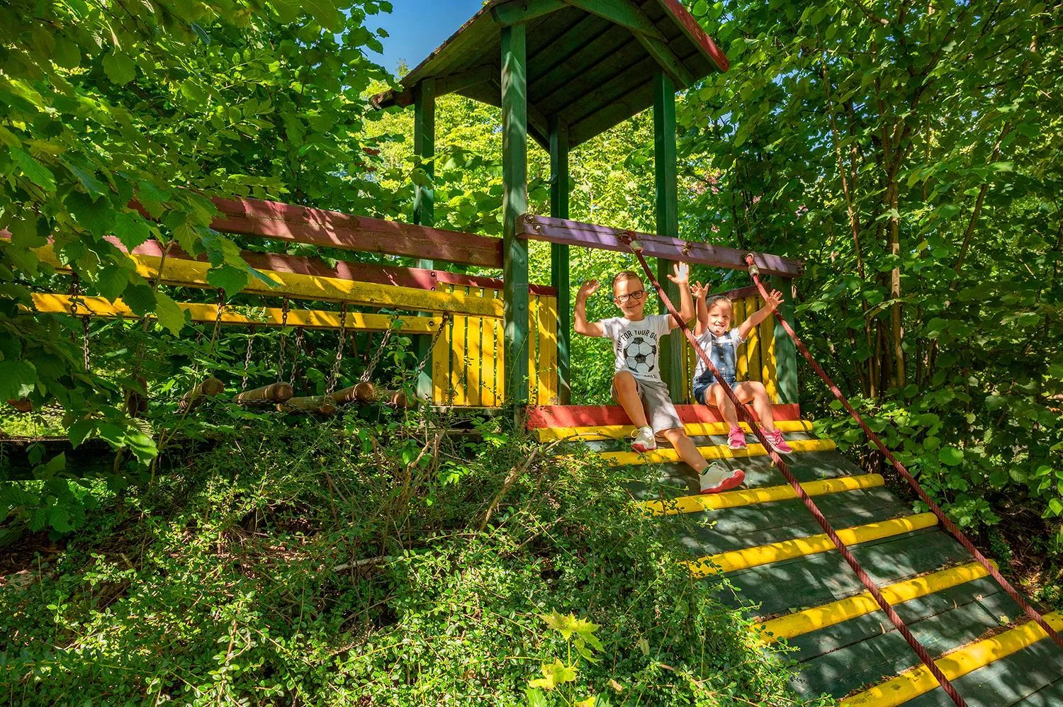 Children play ground in Hotel Schloßberg
