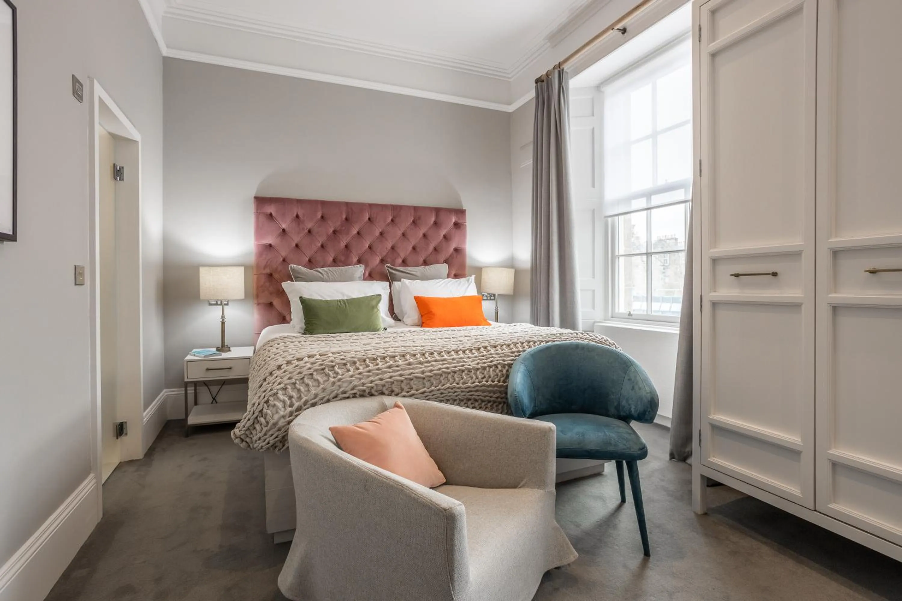 Bedroom, Bed in No1 Apartments & Bedrooms St Andrews - St Mary's