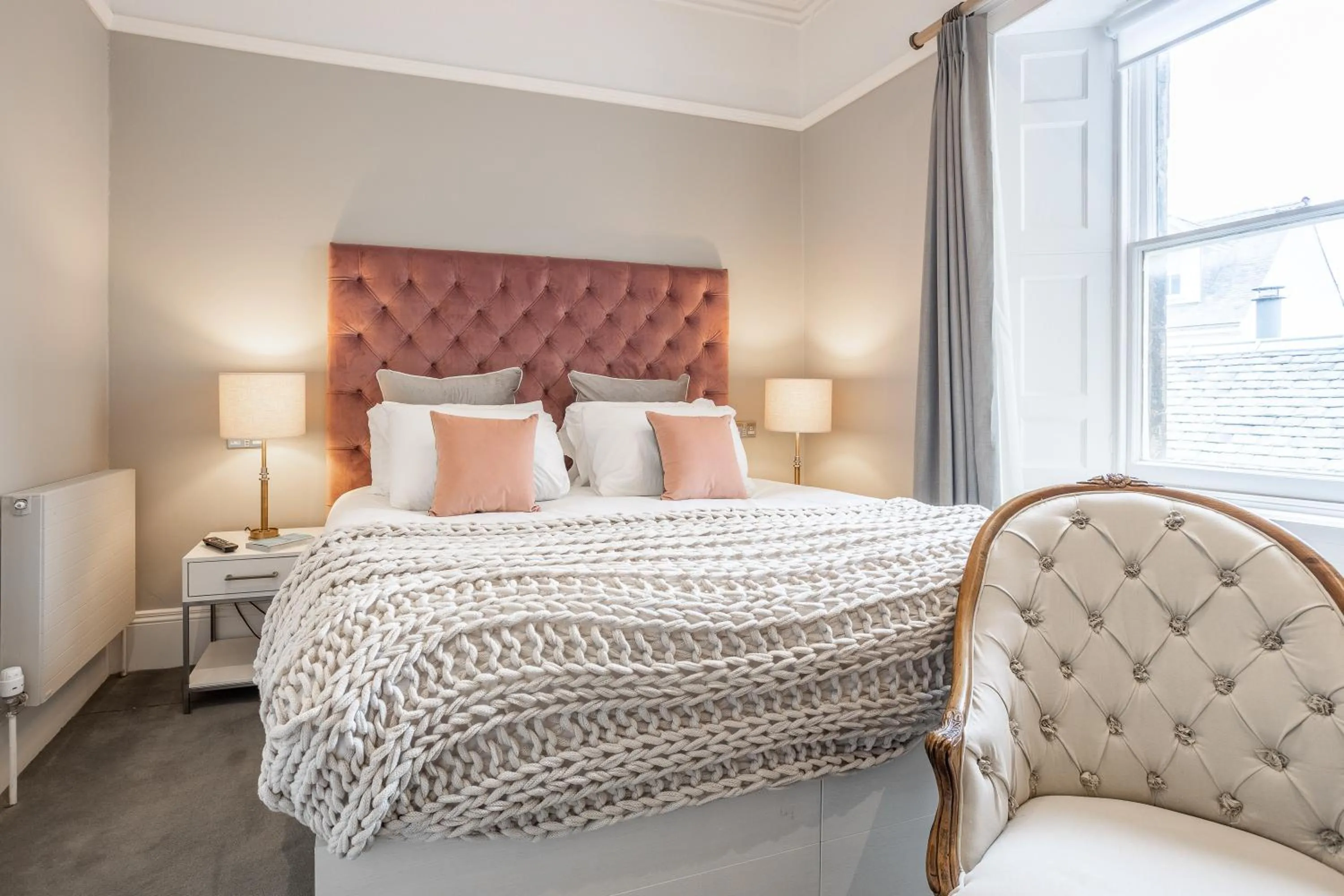 Bedroom, Bed in No1 Apartments & Bedrooms St Andrews - St Mary's