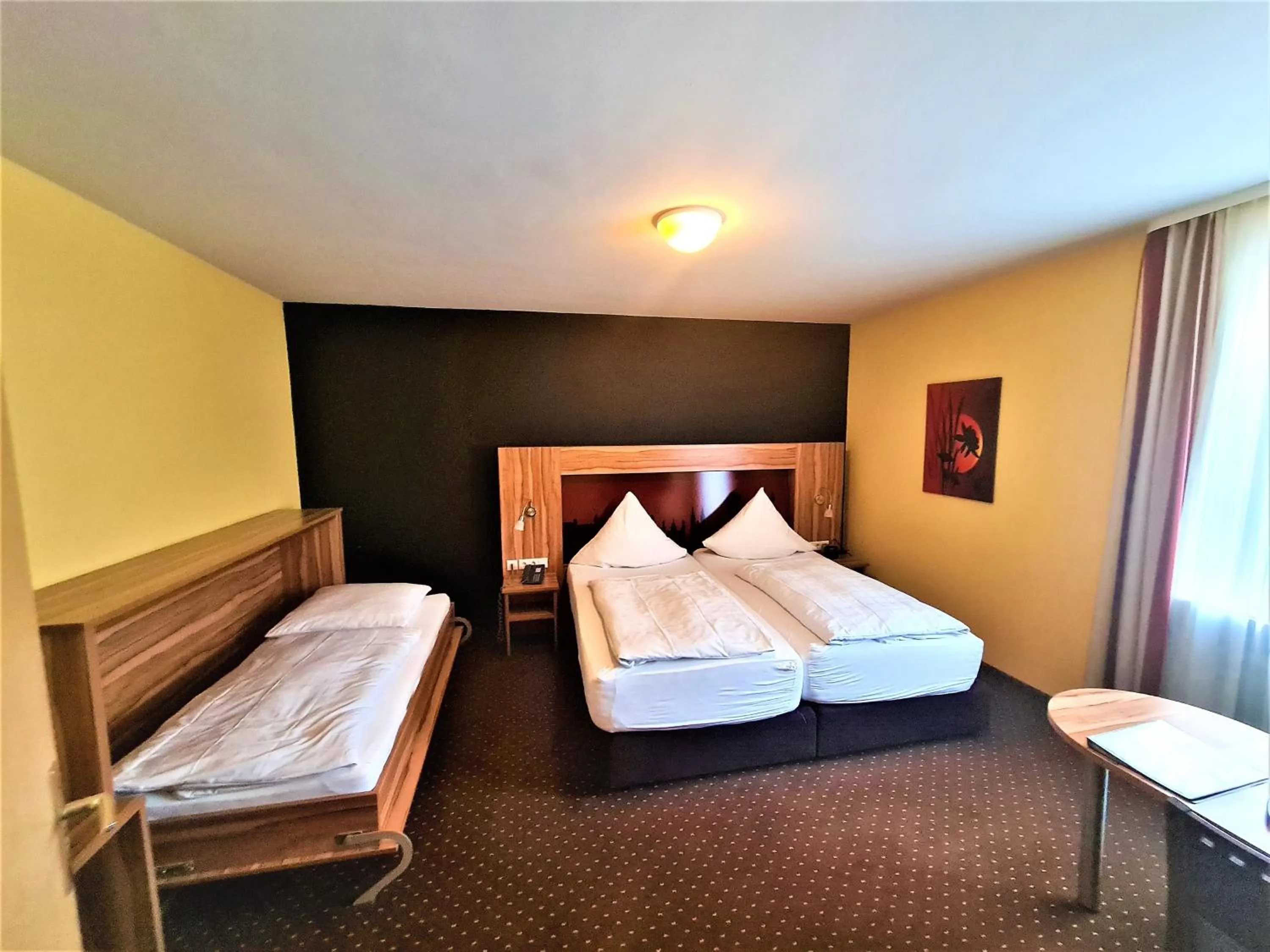 Photo of the whole room, Bed in Hotel Silberhorn