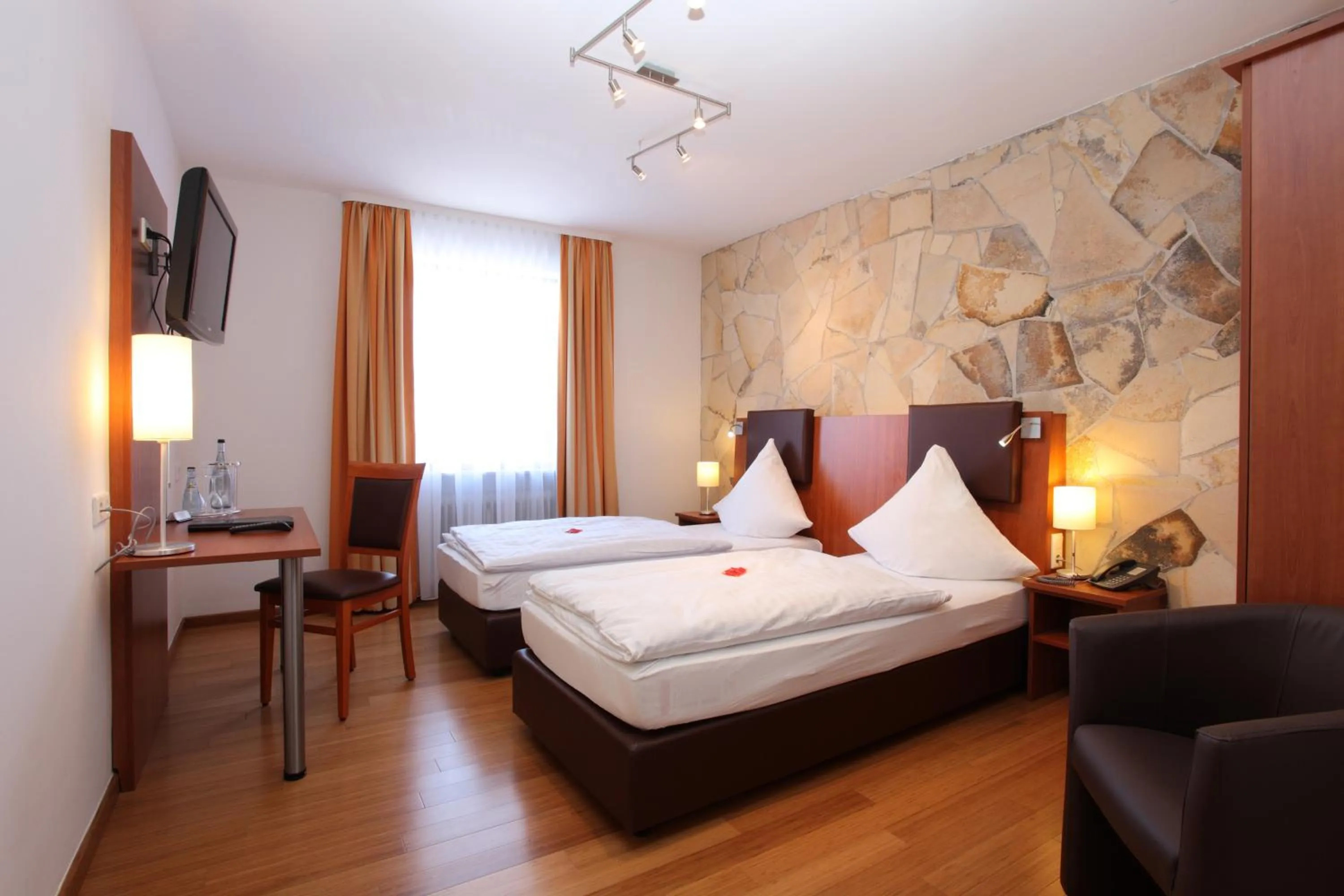 Photo of the whole room, Bed in Hotel Silberhorn