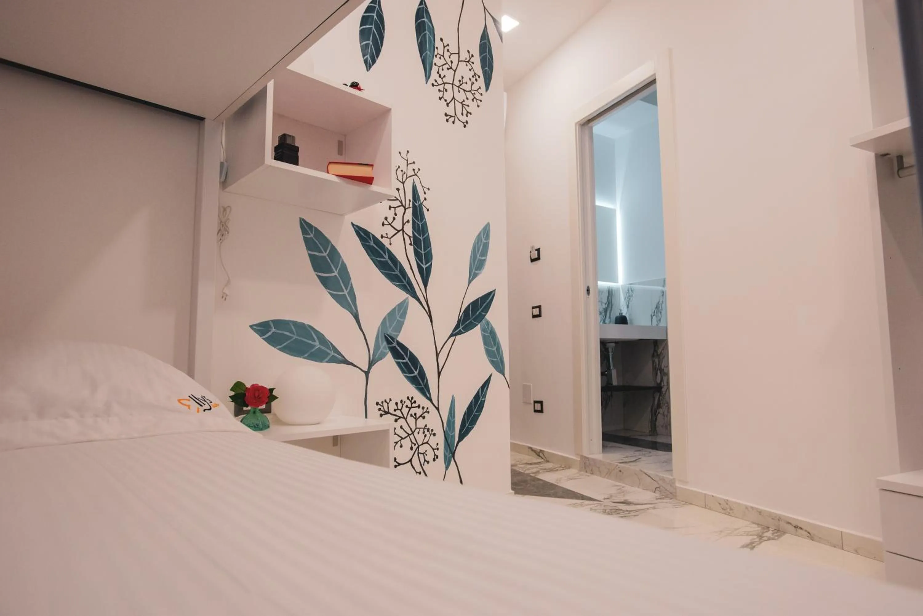 Decorative detail, Bed in Elly's B&B