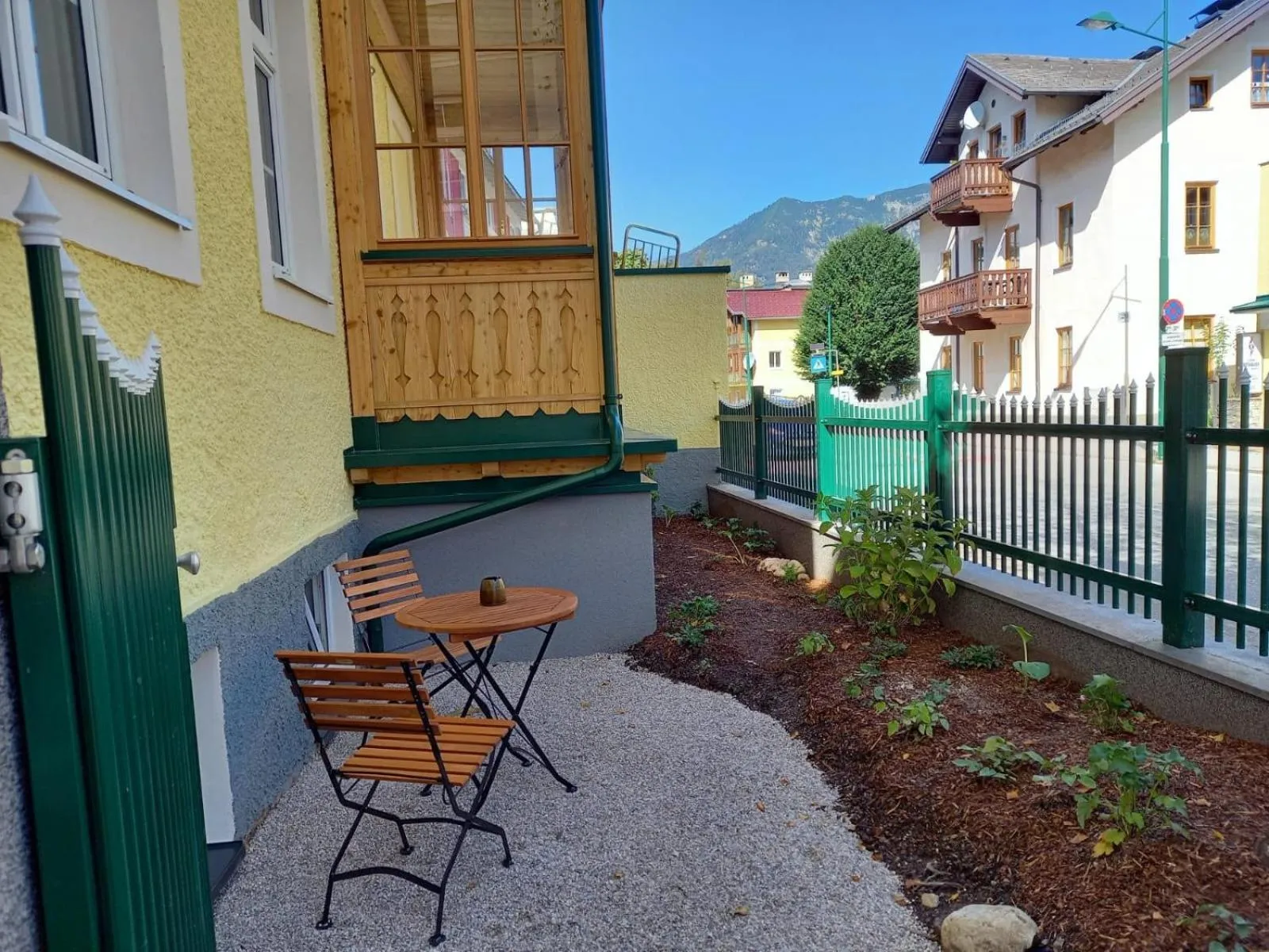 Patio in Heritage Boutique Apartments Bad Ischl