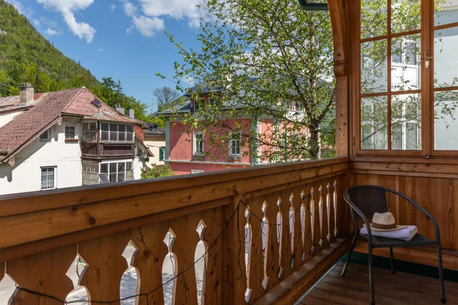 Balcony/Terrace in Heritage Boutique Apartments Bad Ischl