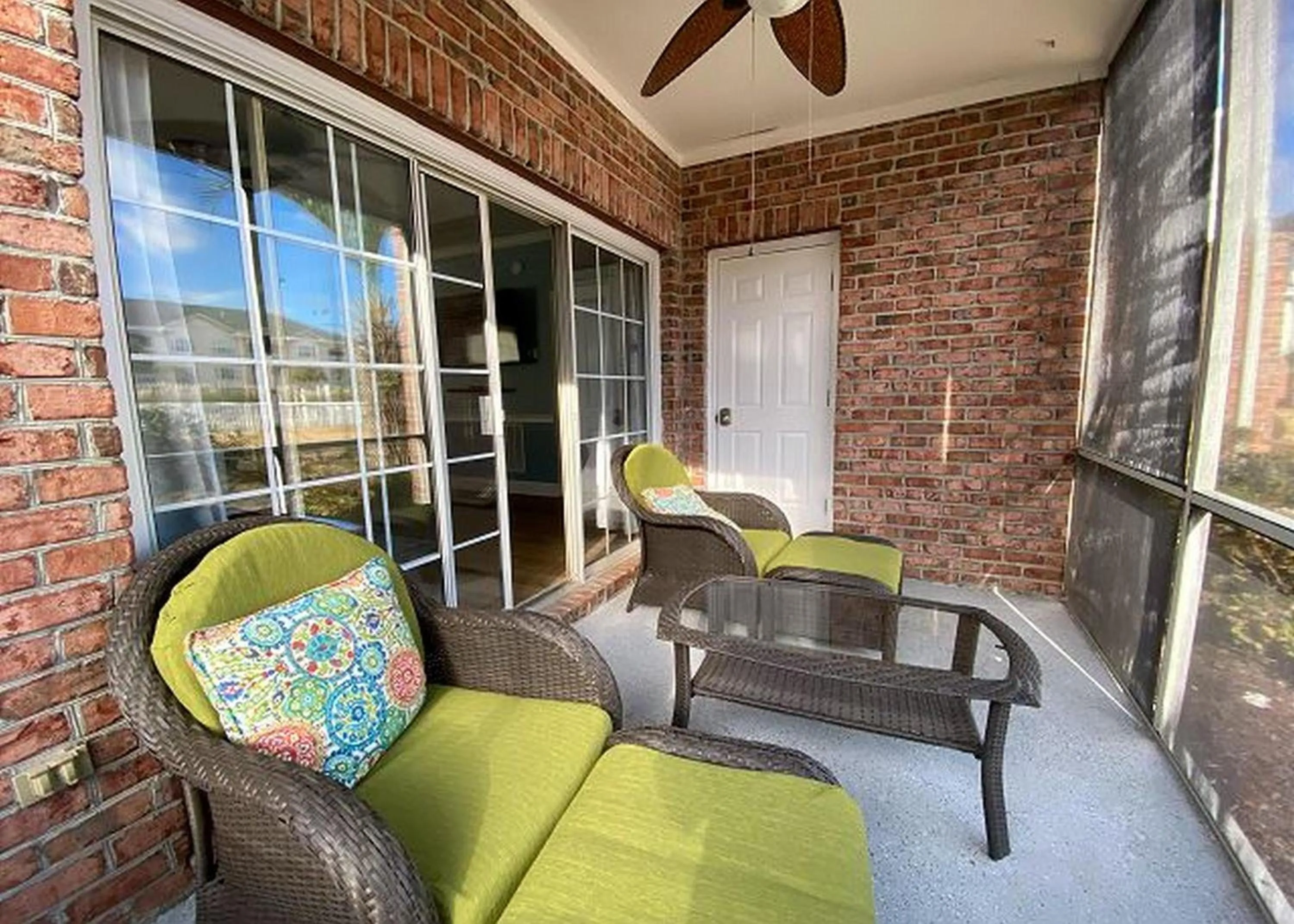 Seating area in Magnolia Place by Palmetto Vacations