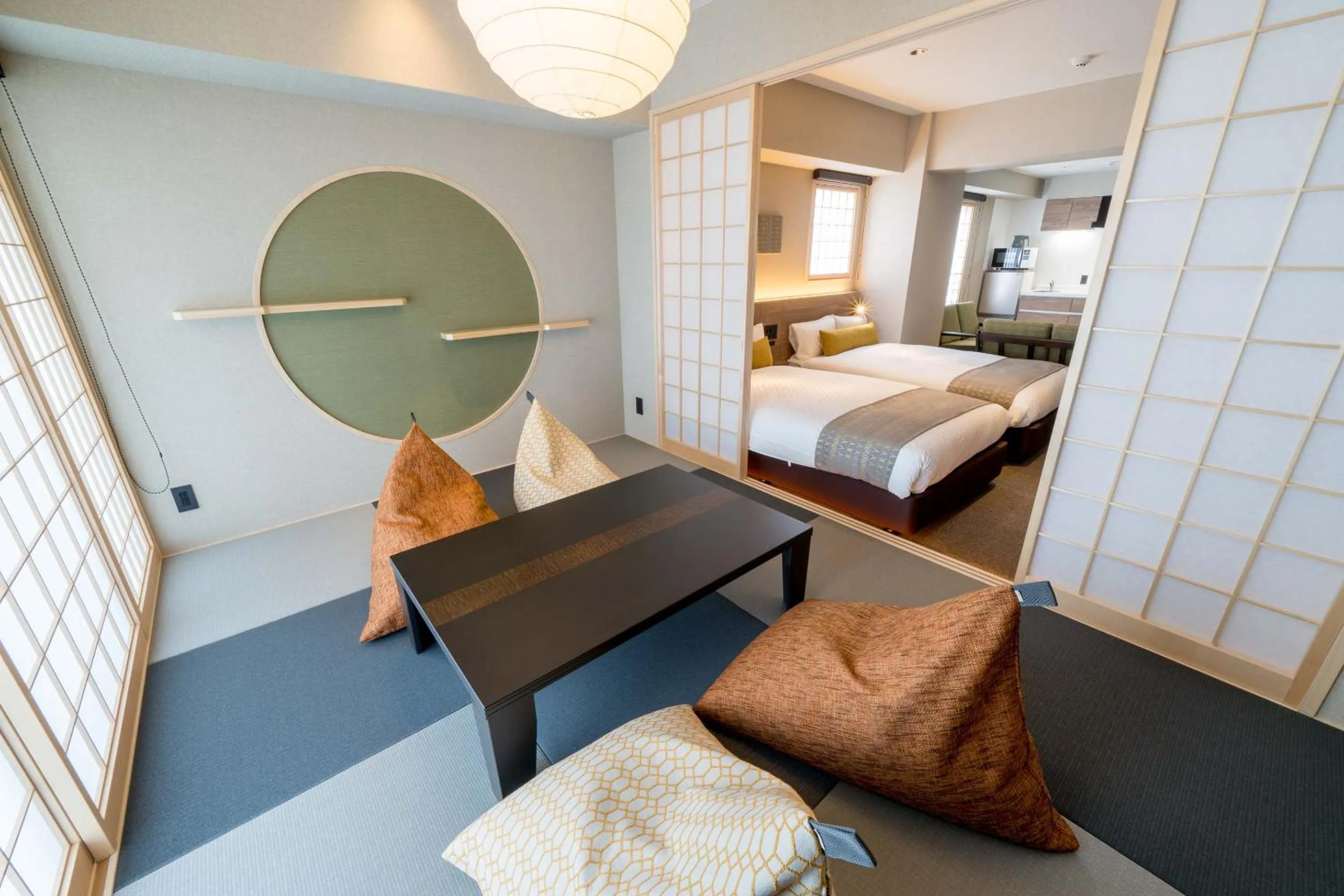 Living room, Bed in RESI STAY Hotel Sun Chlorella