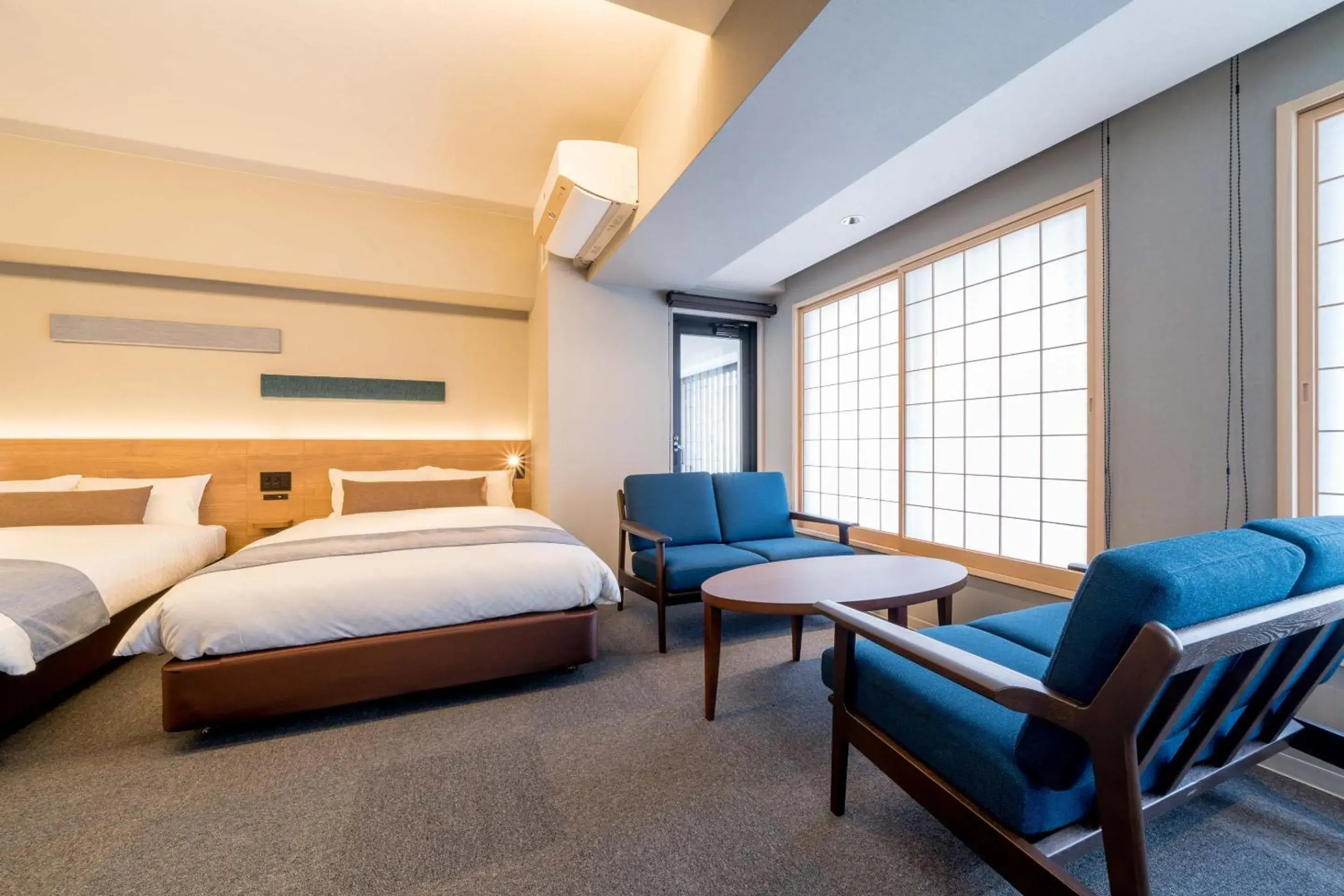 Living room, Bed in RESl STAY HOTEL SUN CHLORELLA Living room, Bed in RESl STAY HOTEL SUN CHLORELLA