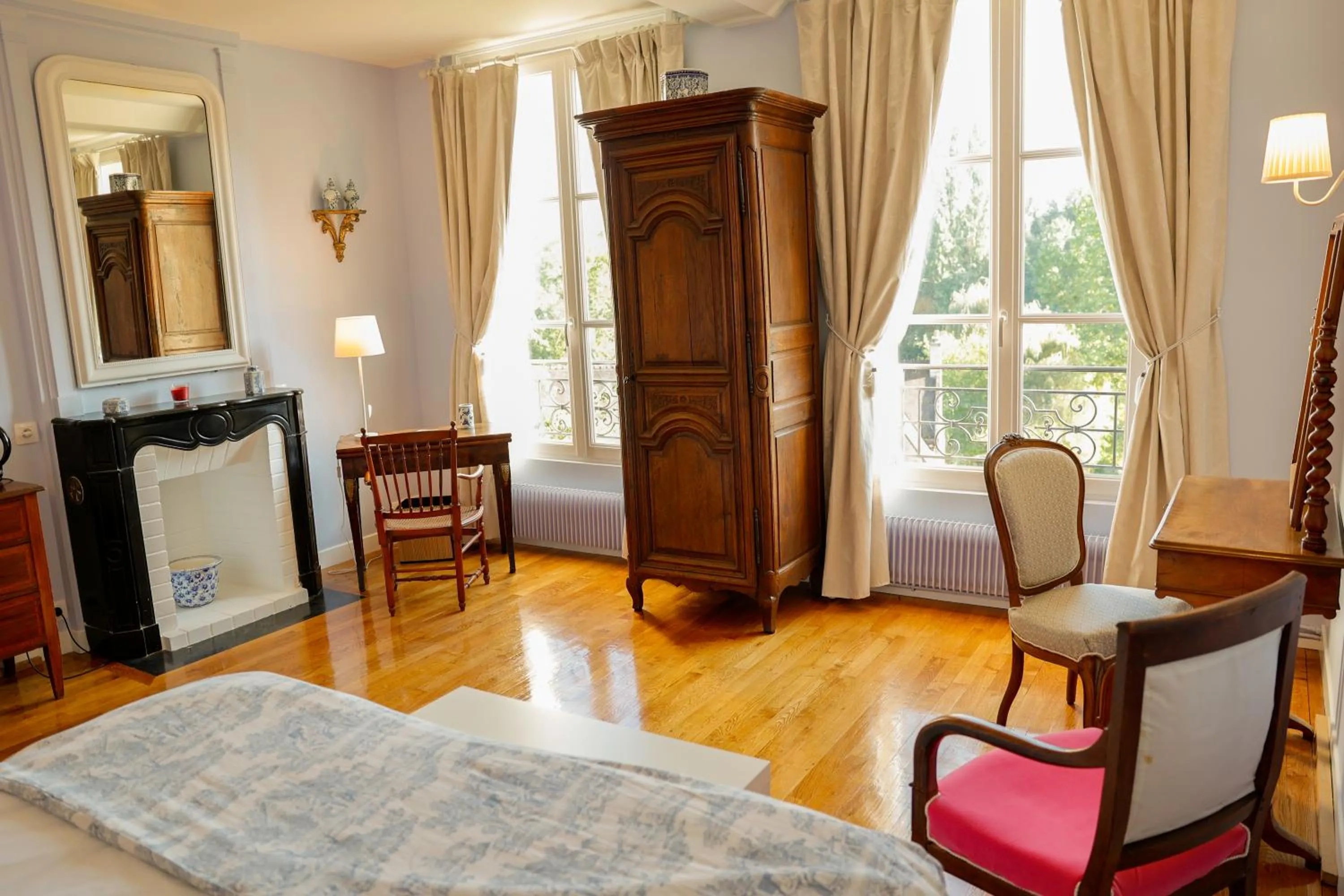 Bedroom, Bed in Chambres d'hôtes du Bas Manoir