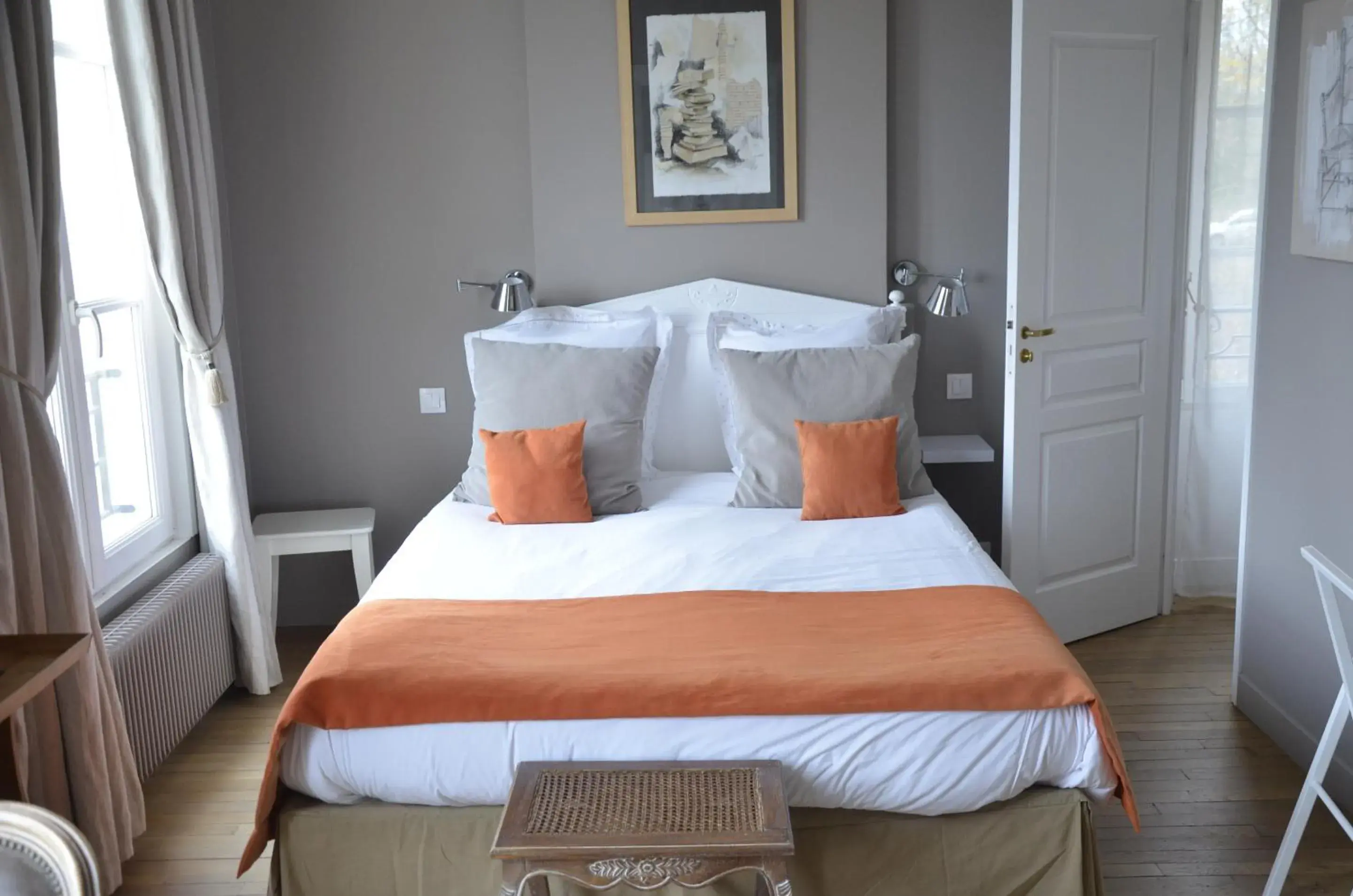 Bed in Chambres d'hôtes du Bas Manoir Bed in Chambres d'hôtes du Bas Manoir