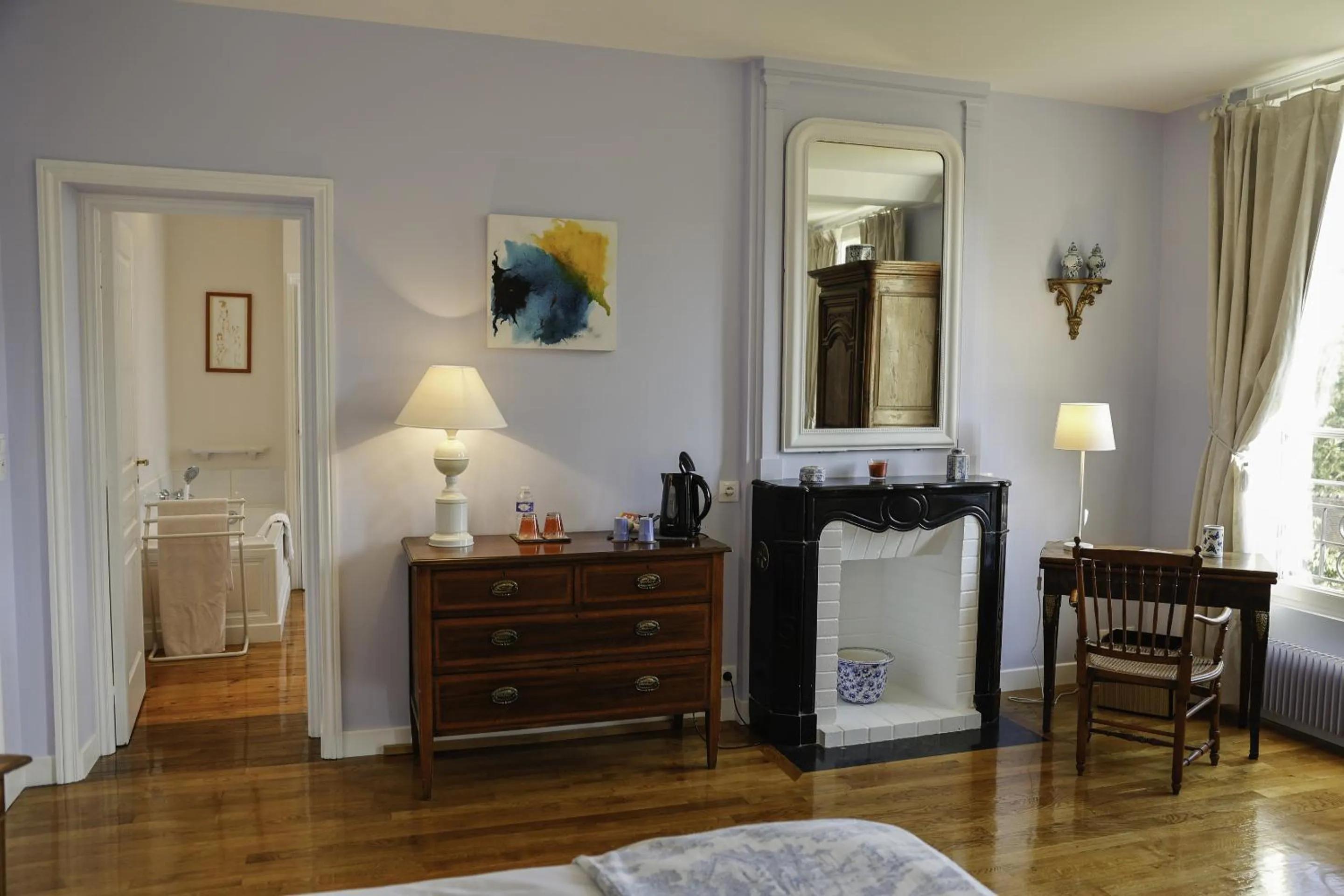 Bedroom in Chambres d'hôtes du Bas Manoir