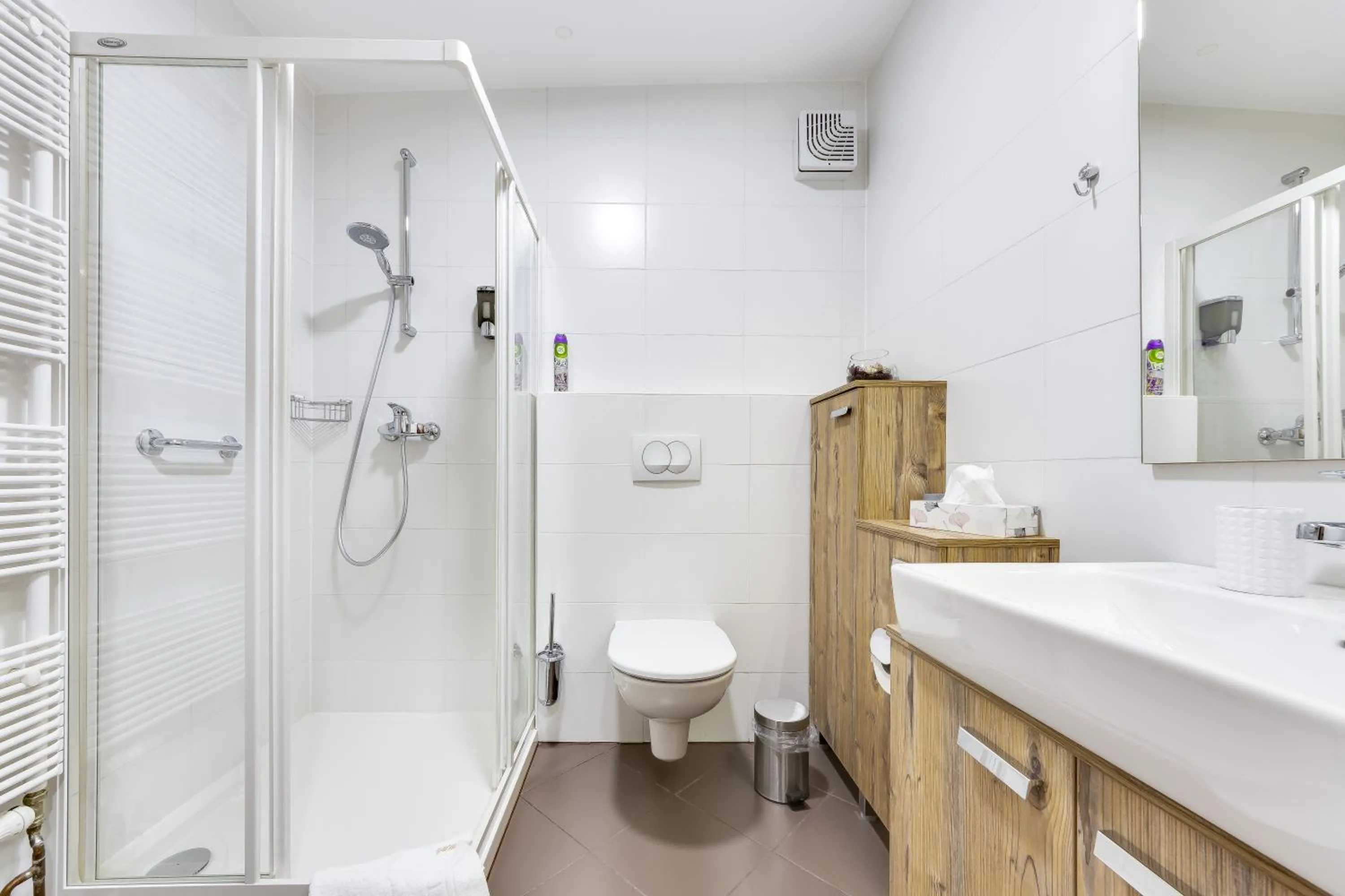 Shower in J&M Holiday Home Moravske Toplice