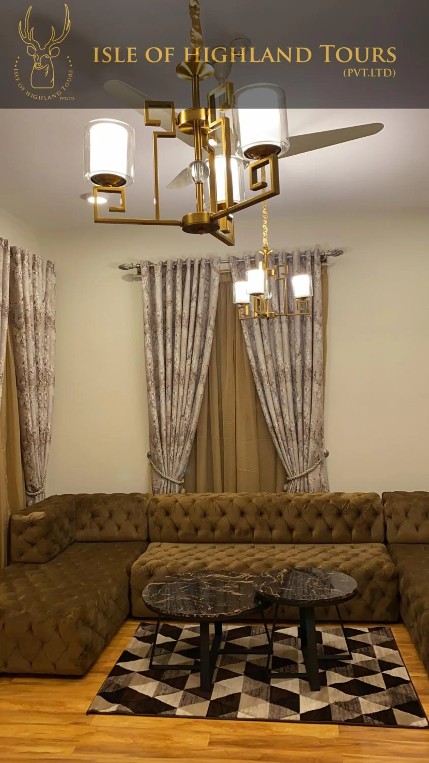 Living room in ISLE OF HIGHLAND TOURS Guest House