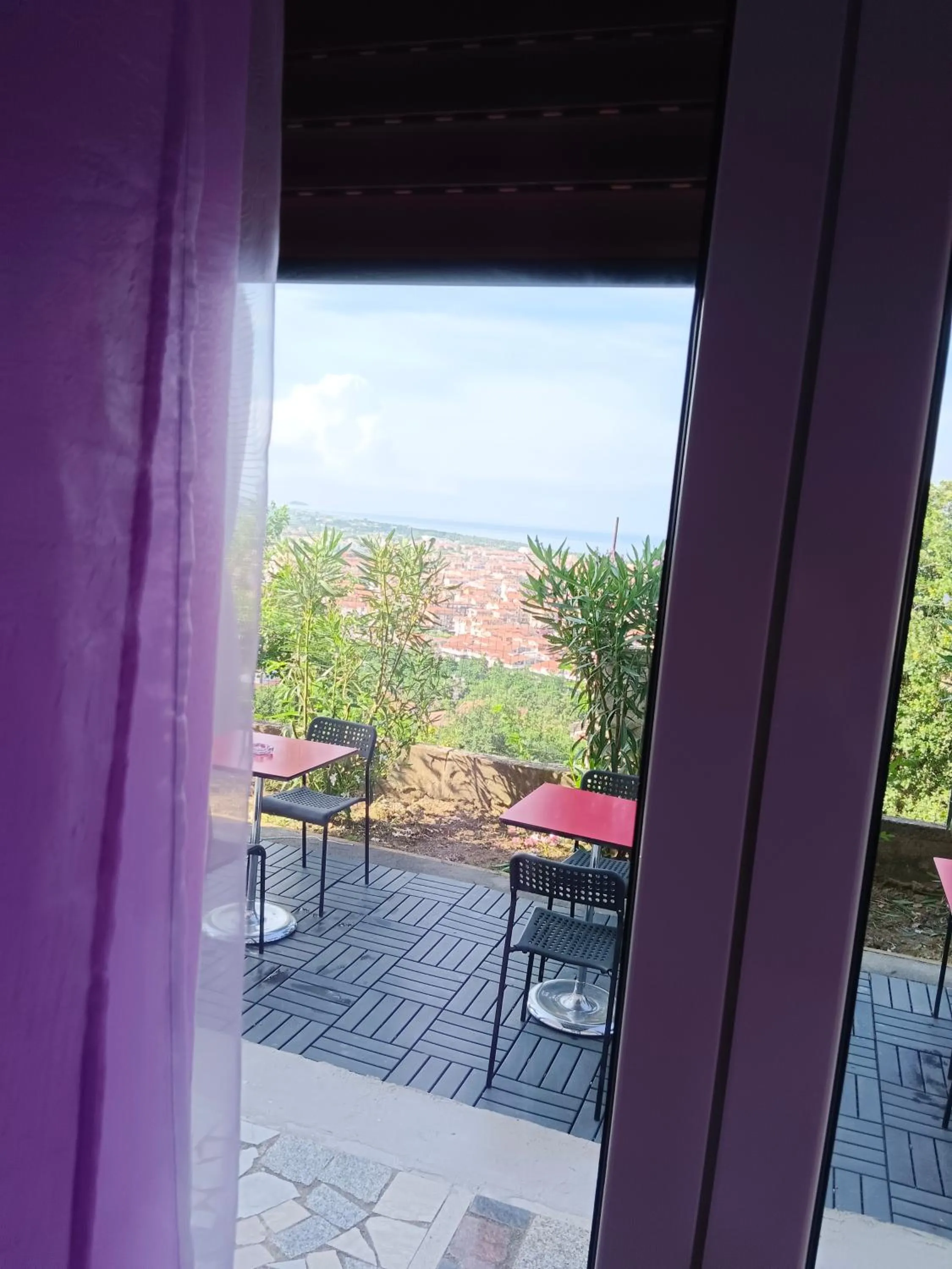 Sea view in B&B Collemare