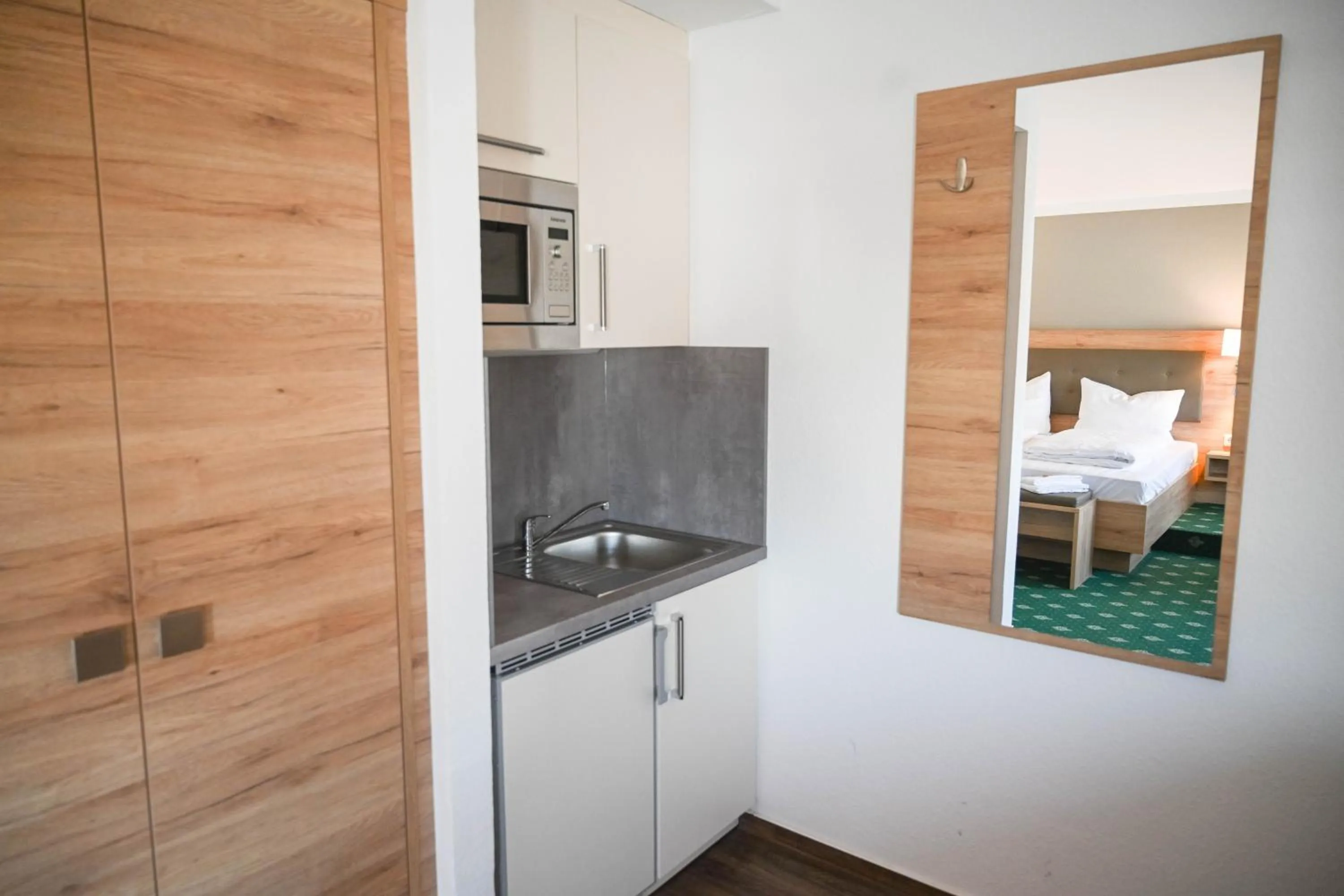 Kitchen or kitchenette in Hotel Novostar