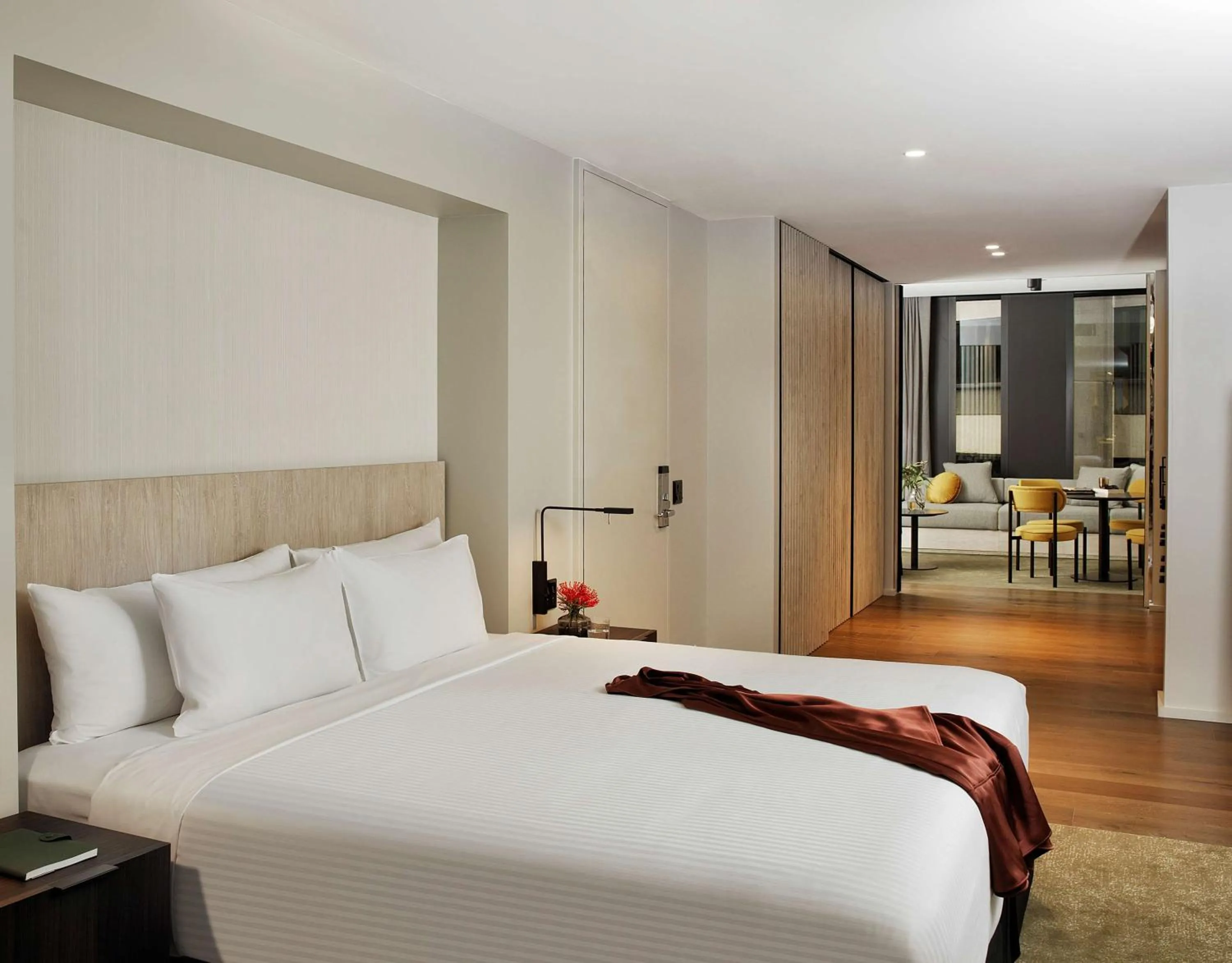 Photo of the whole room, Bed in A by Adina Sydney