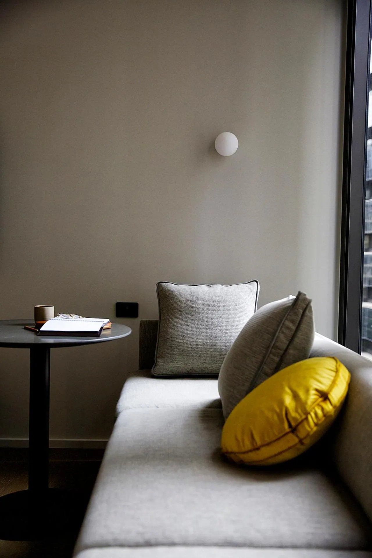 Seating area, Bed in A by Adina Sydney