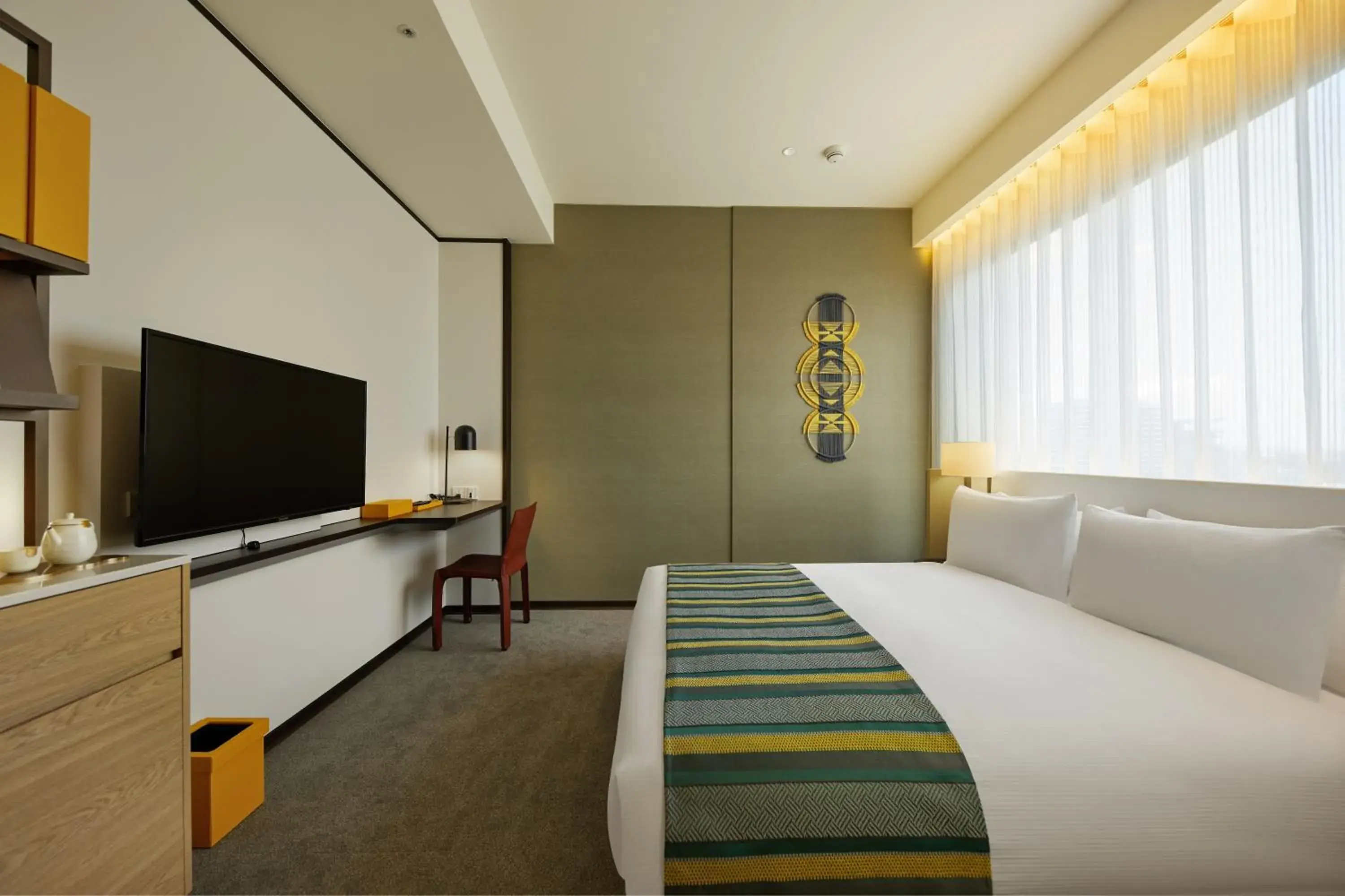 Bed in MGH Mitsui Garden Hotel Taipei Zhongxiao Bed in MGH Mitsui Garden Hotel Taipei Zhongxiao