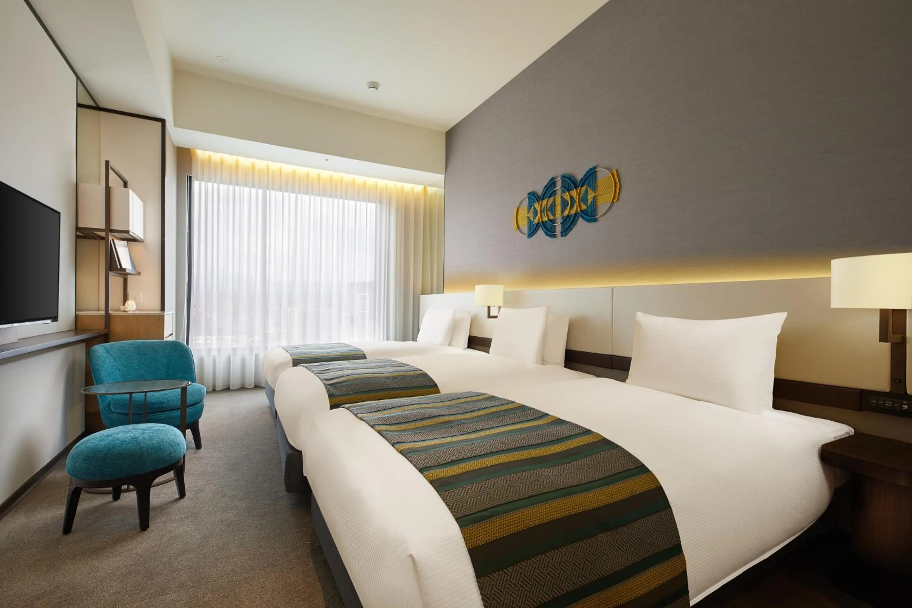 Bed in MGH Mitsui Garden Hotel Taipei Zhongxiao