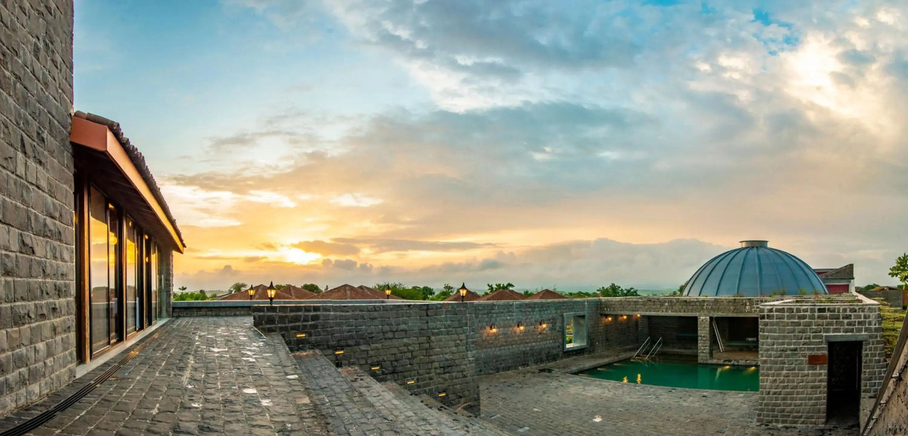Swimming pool in Viveda Wellness Resort Swimming pool in Viveda Wellness Resort