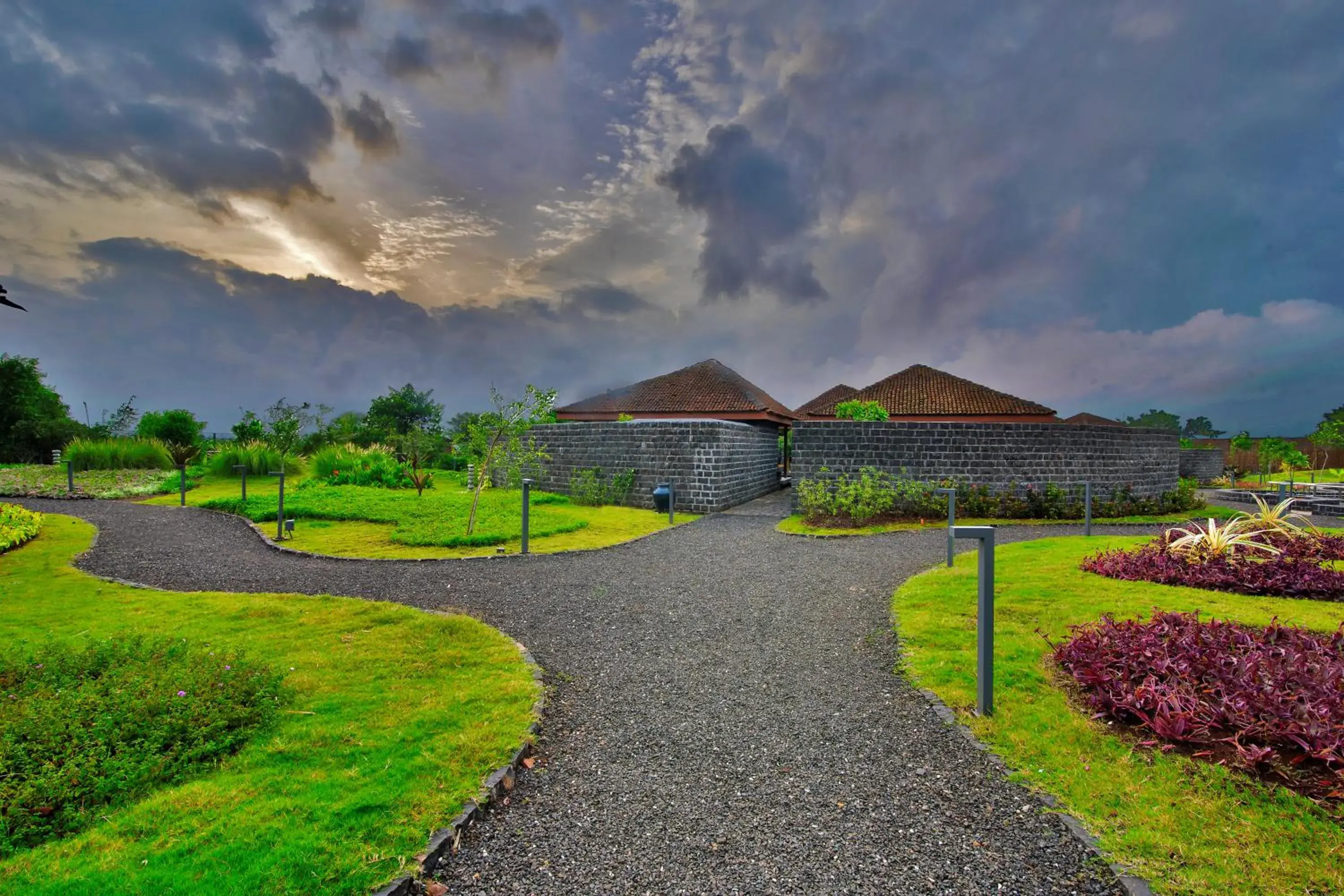 Garden view in Viveda Wellness Resort Garden view in Viveda Wellness Resort