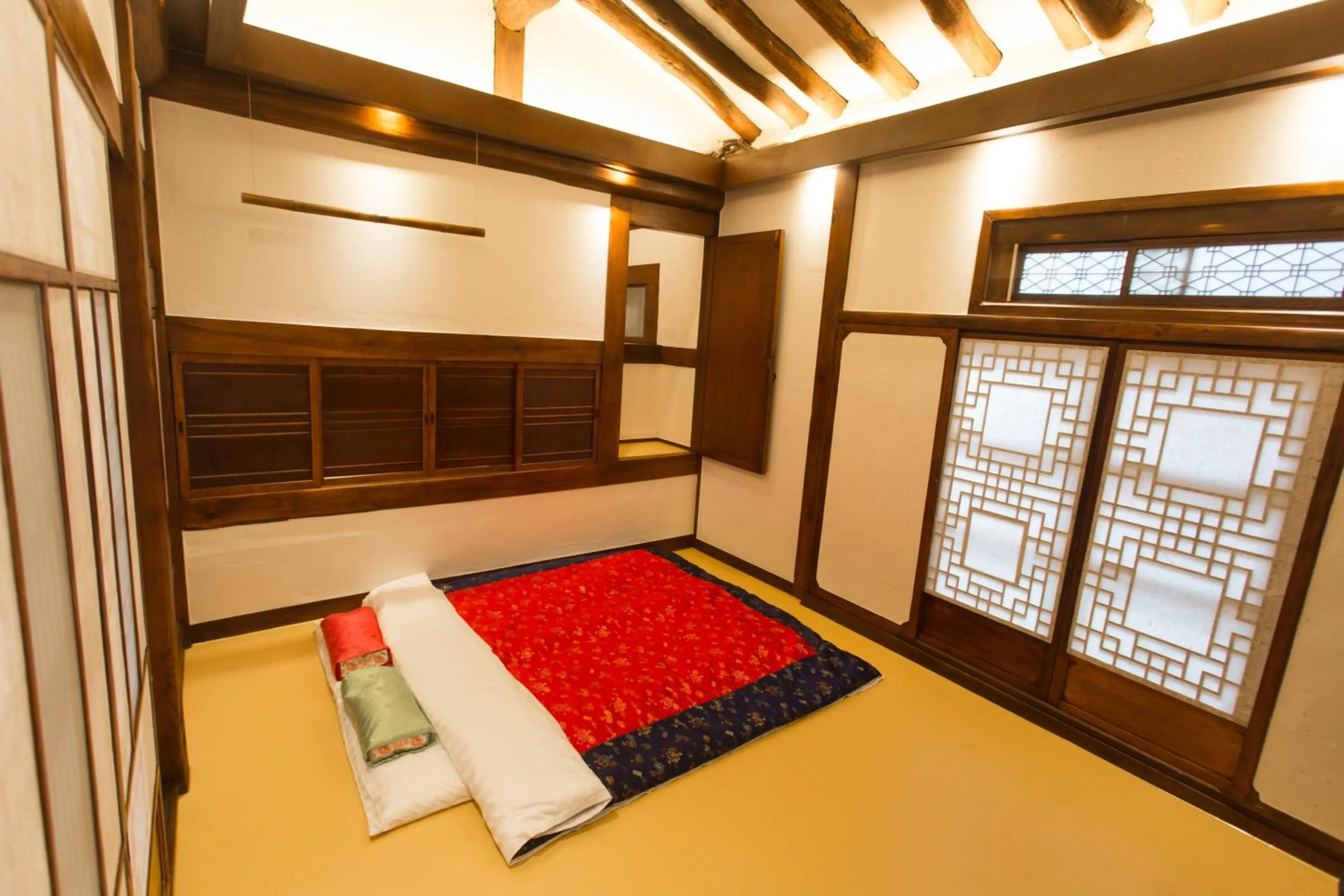 Bedroom, Bed in Hanok1957