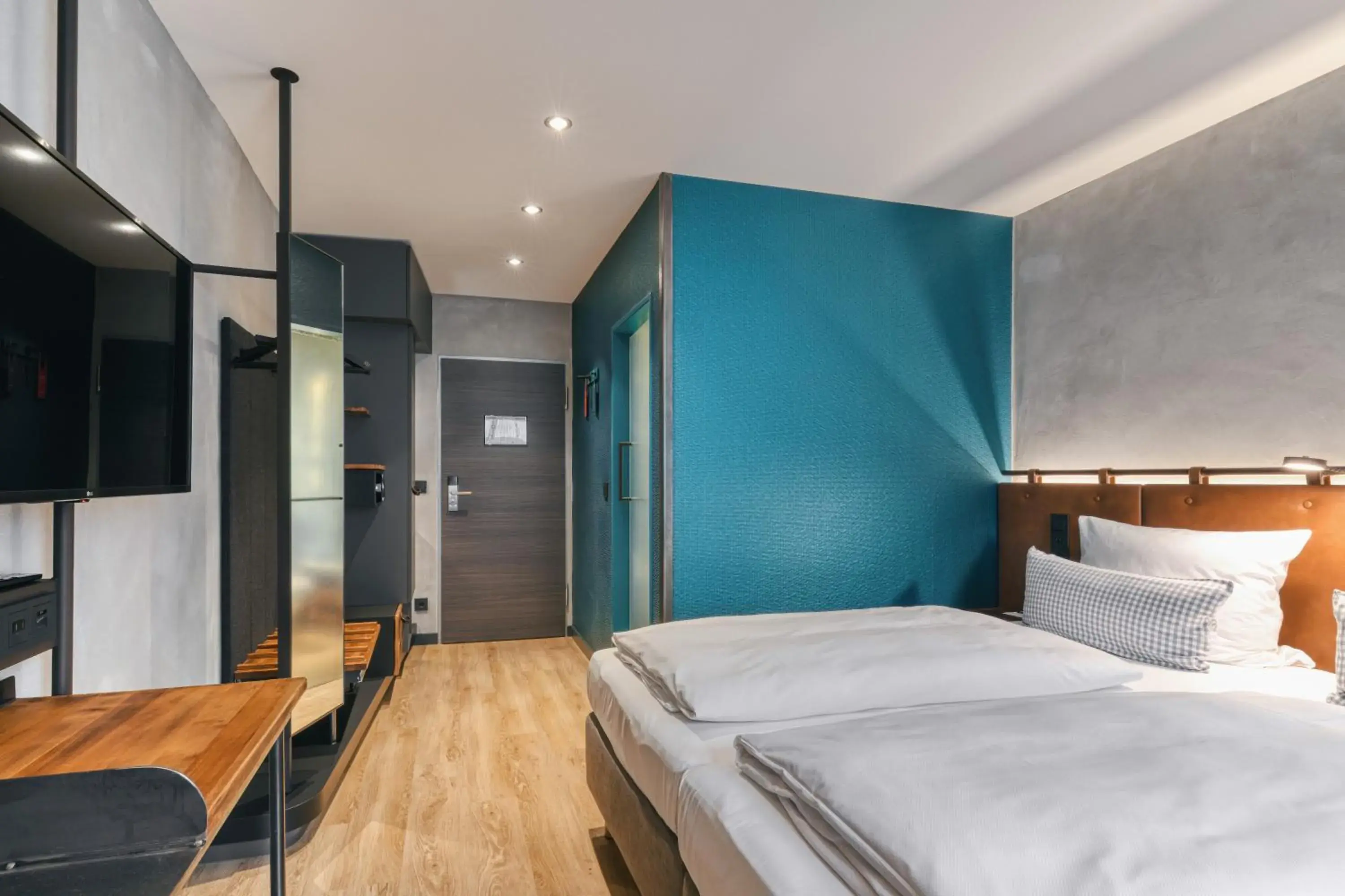 Photo of the whole room, Bed in Unsöld's Factory Hotel Photo of the whole room, Bed in Unsöld's Factory Hotel