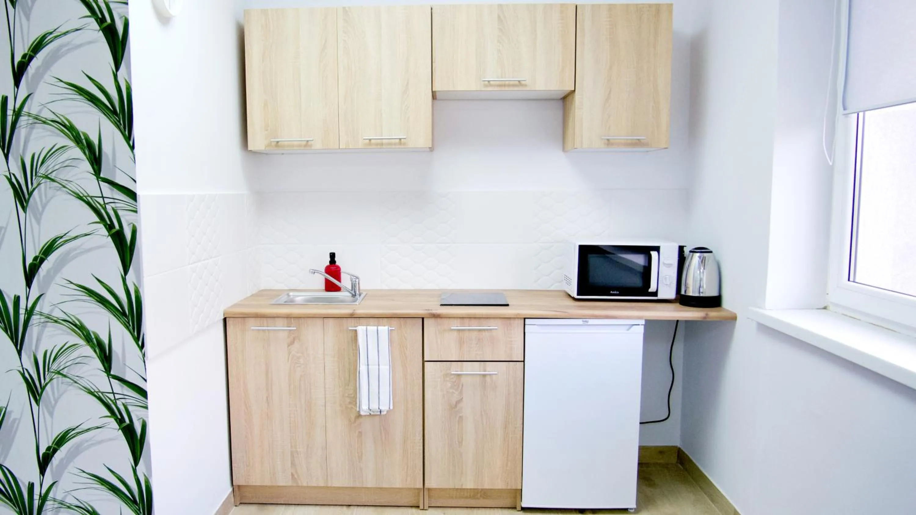 Kitchen or kitchenette in Astra Katowice - Aparthotel