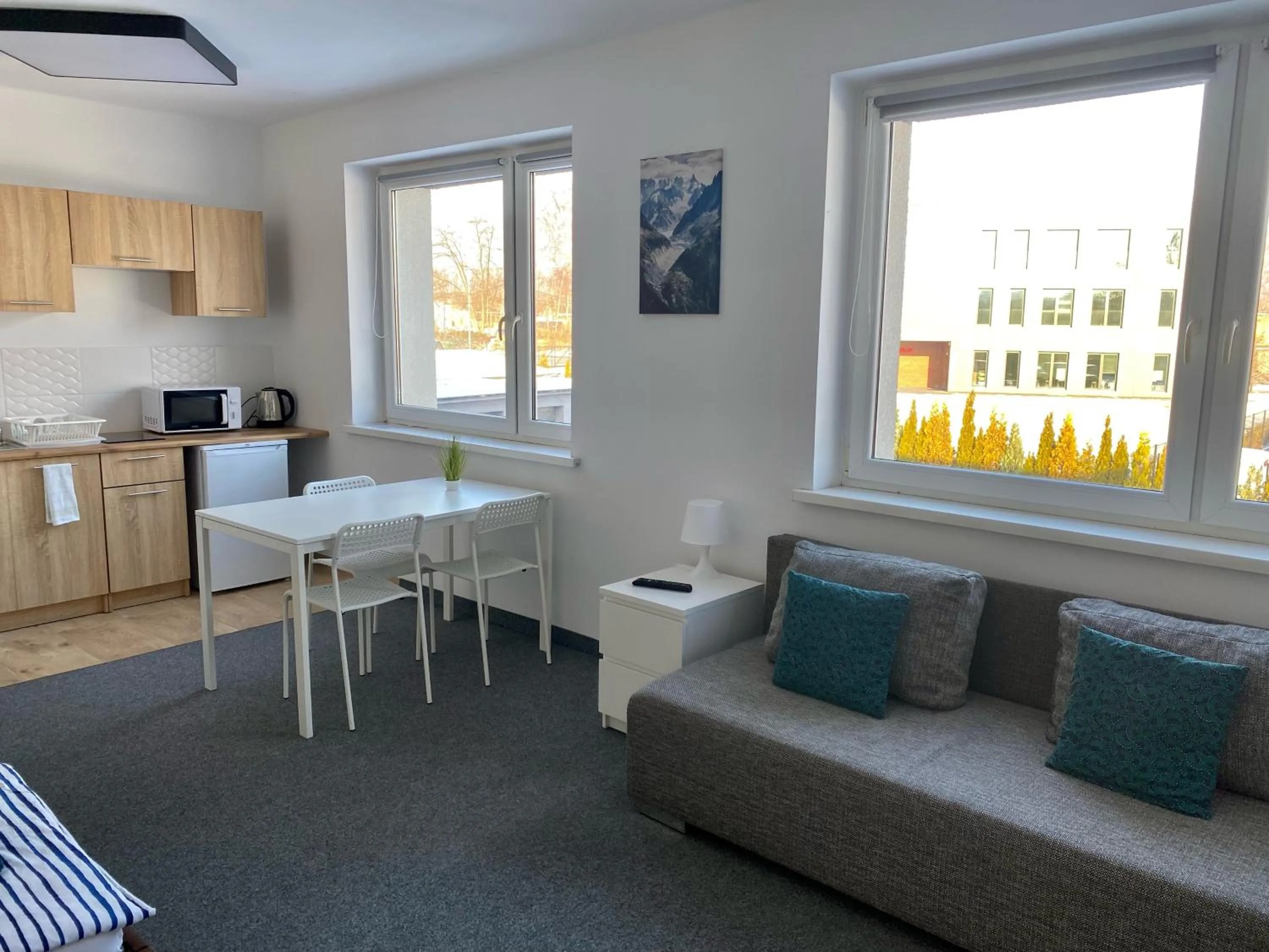 Living room in Astra Katowice - Aparthotel