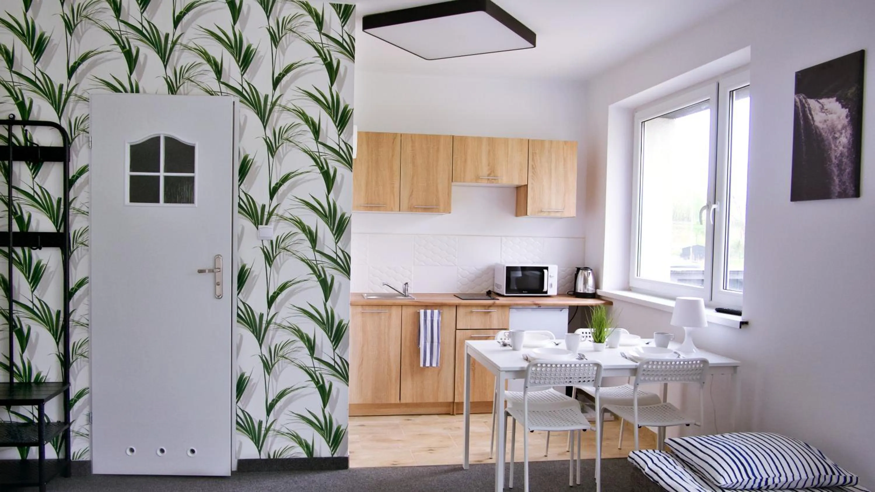 Kitchen or kitchenette in Astra Katowice - Aparthotel