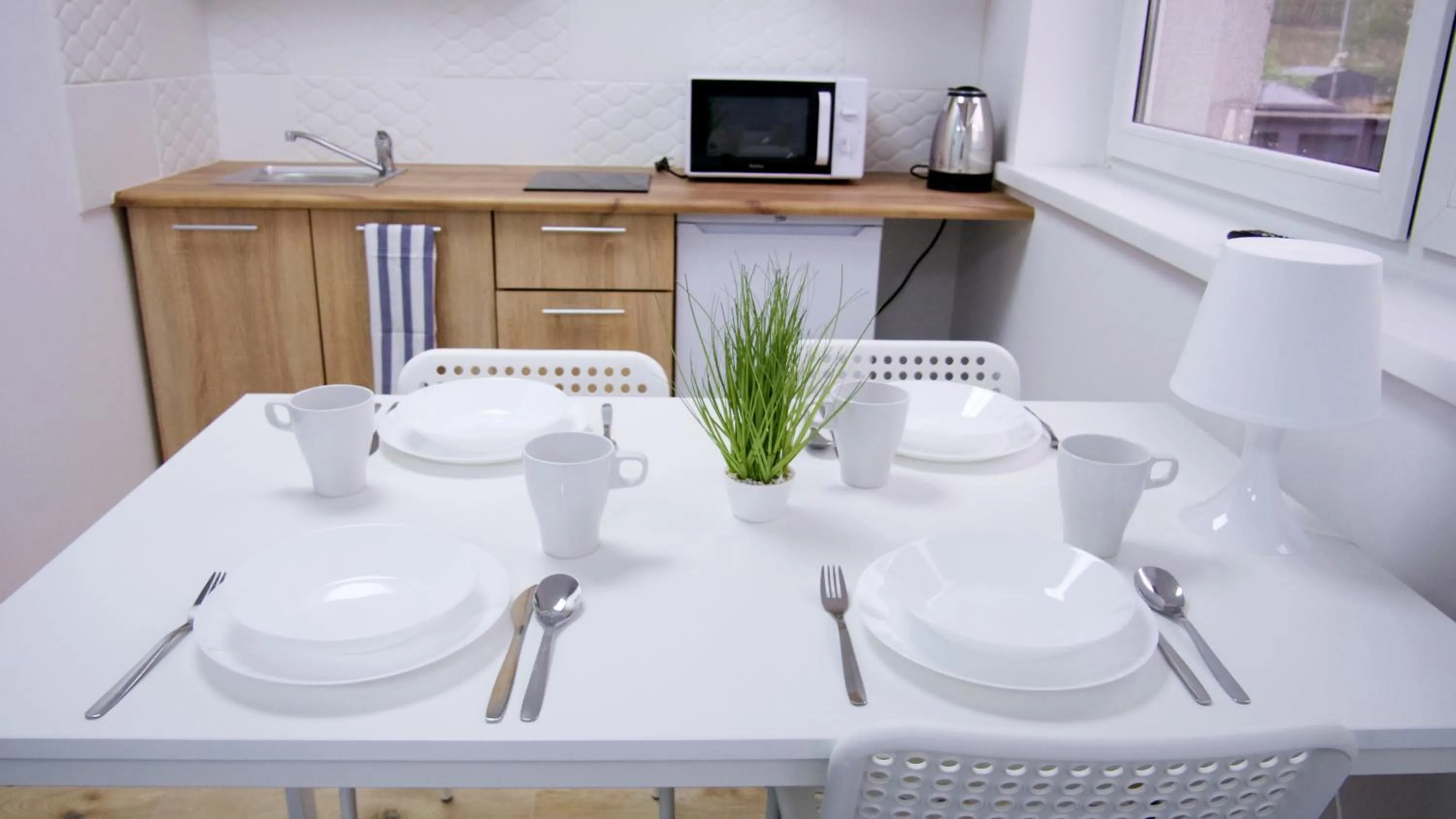 Dining area in Astra Katowice - Aparthotel