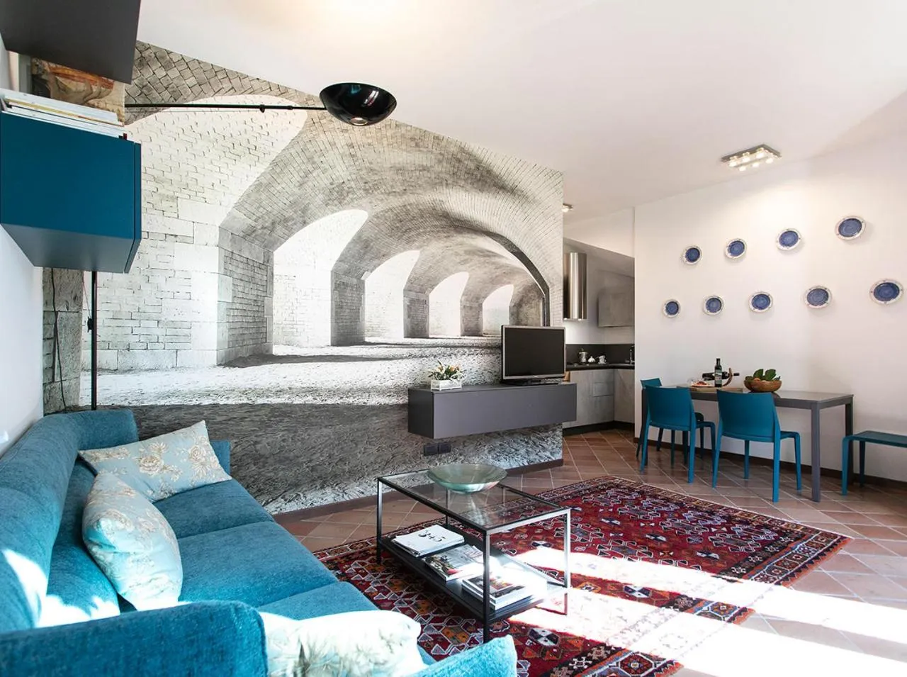 Living room in Villa Santa Chiara