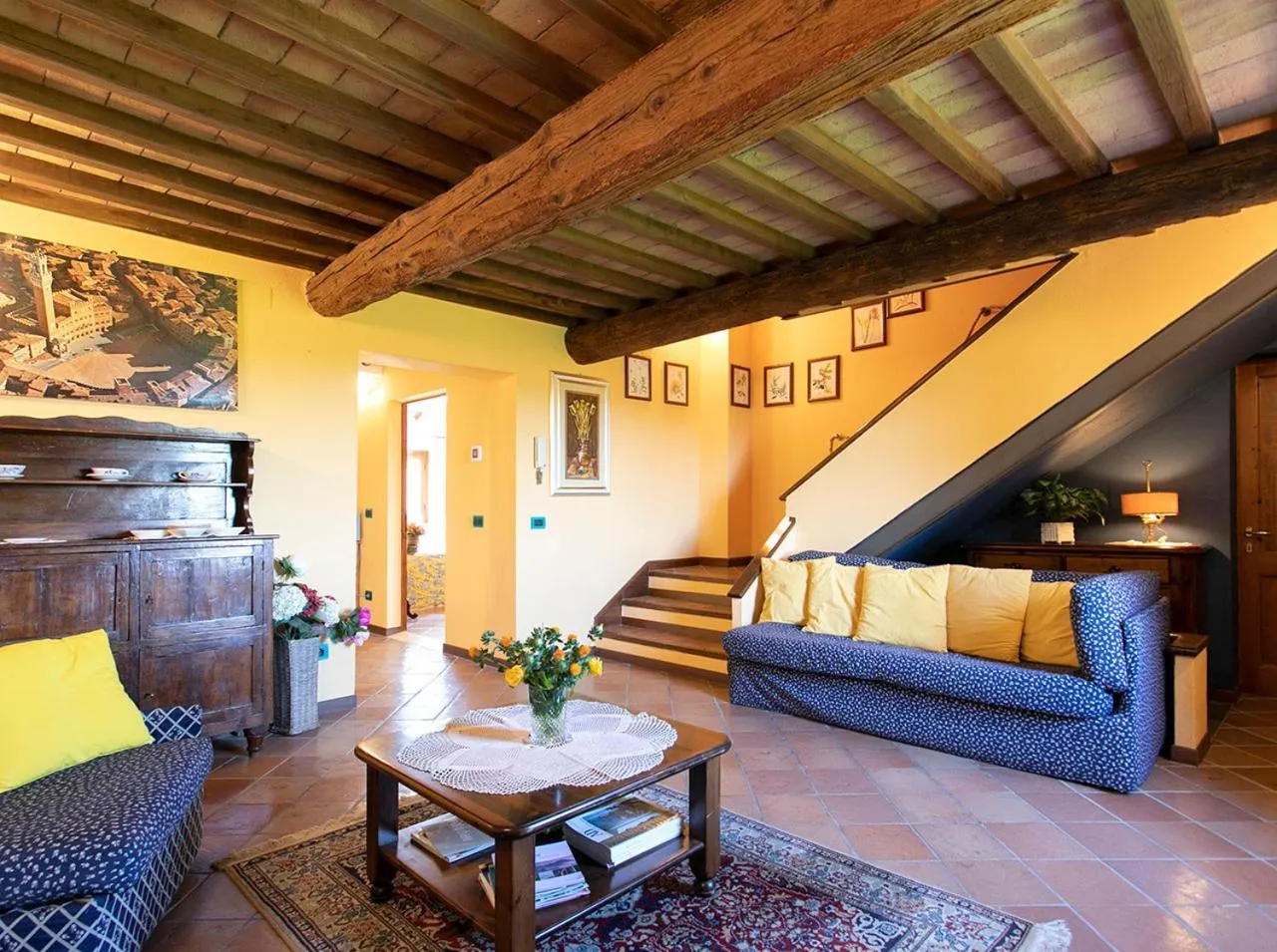 Living room in Villa Santa Chiara