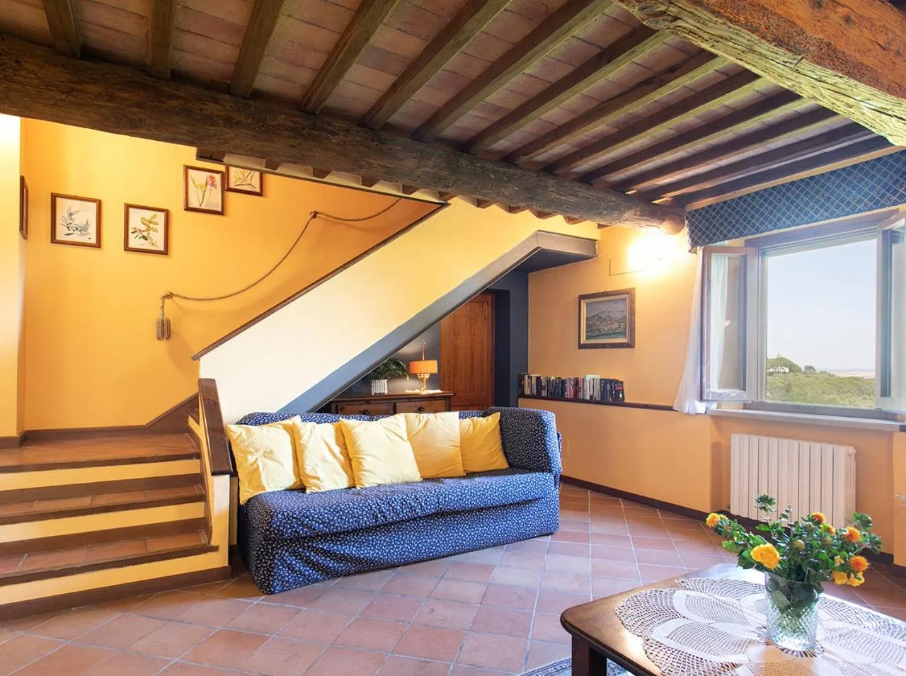 Living room in Villa Santa Chiara