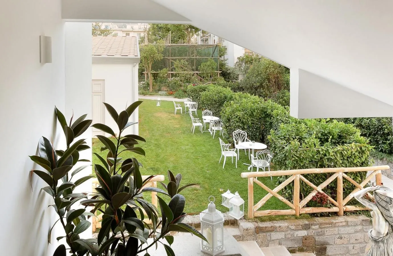 Garden view in DA Rooms