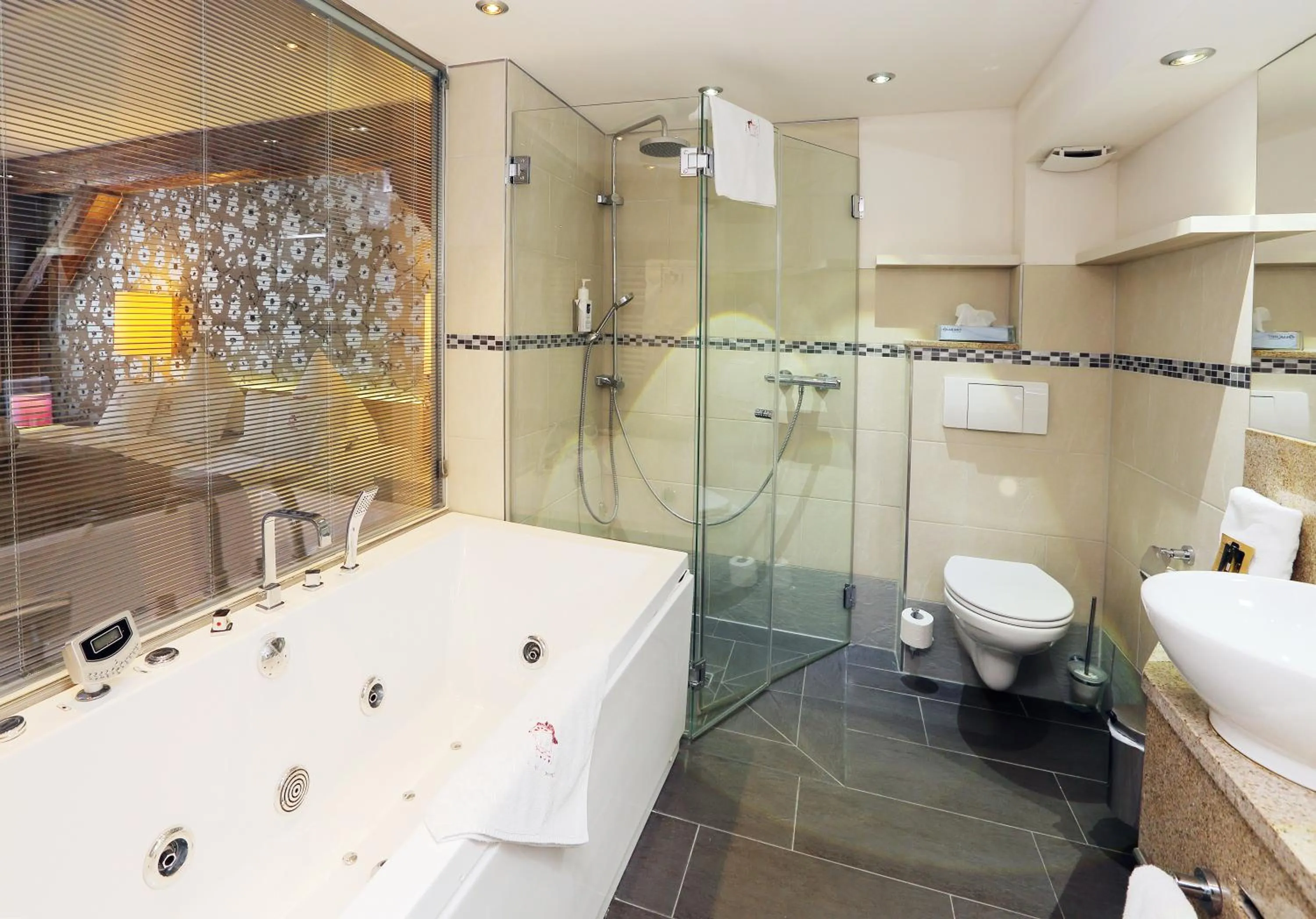 Shower in Hotel An der Wasserburg