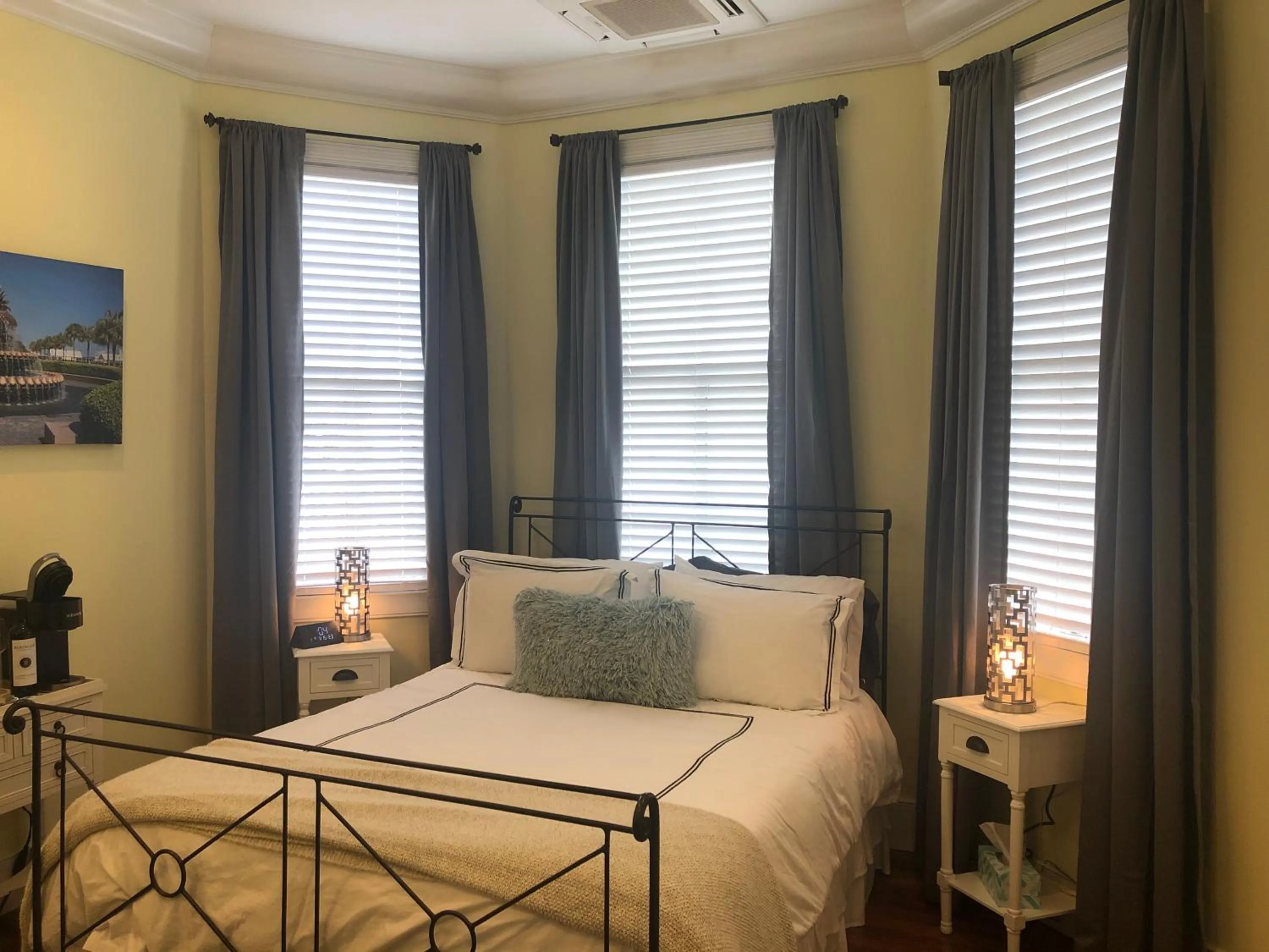 Bed in Luxurious Private Suites in Downtown Charleston