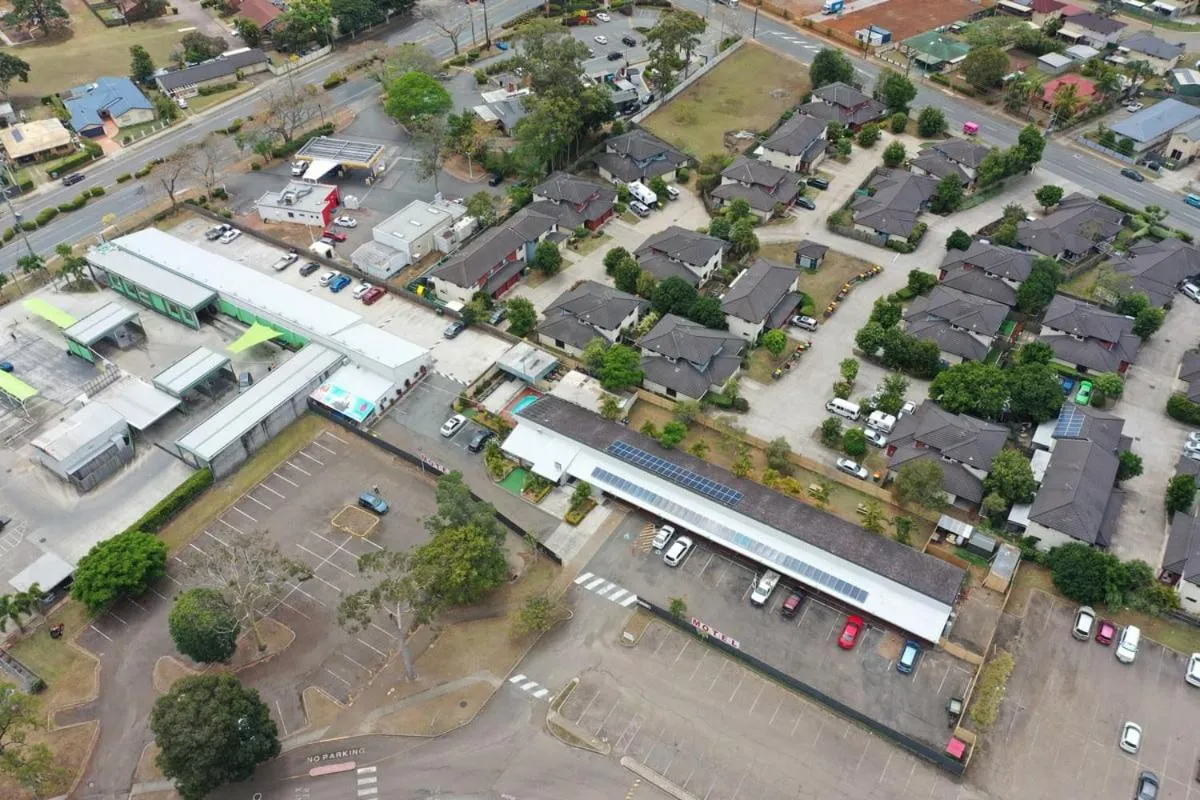 Bird's eye view in Kallangur Motel