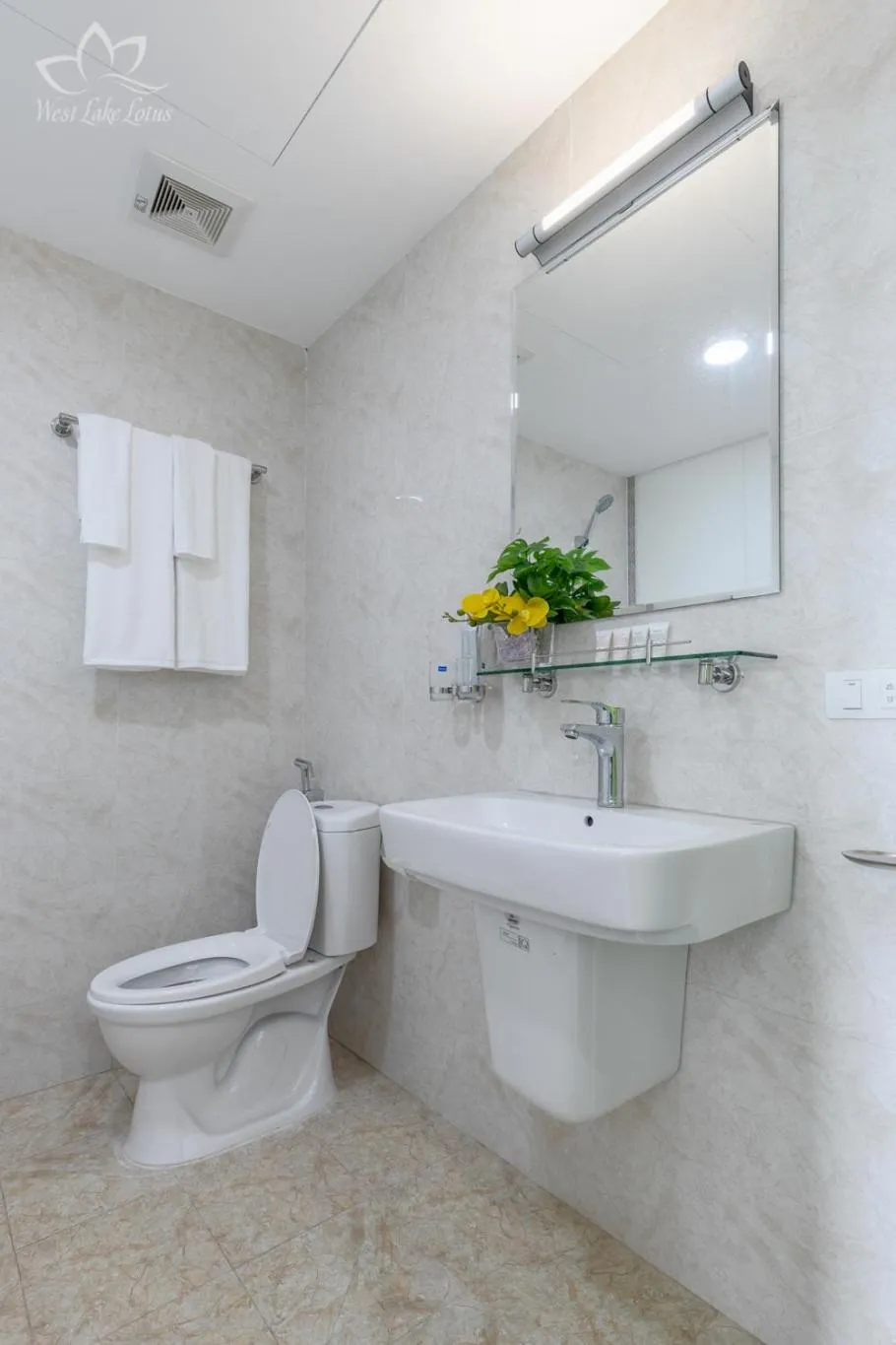 Bathroom in The Lakeview - West Lake Lotus Apartments