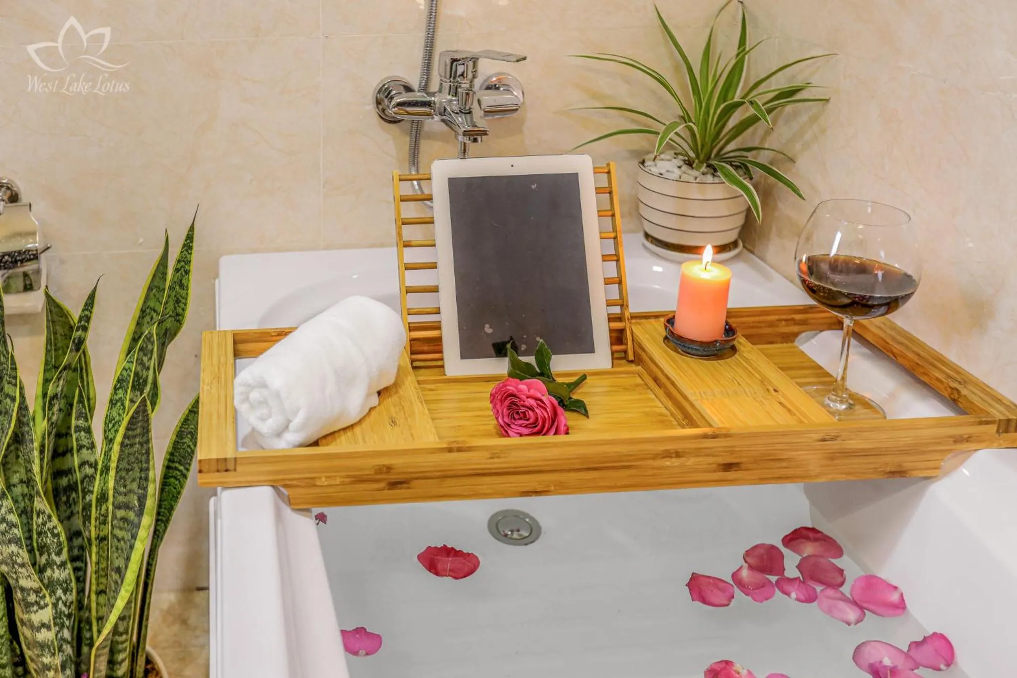 Bathroom in The Lakeview - West Lake Lotus Apartments