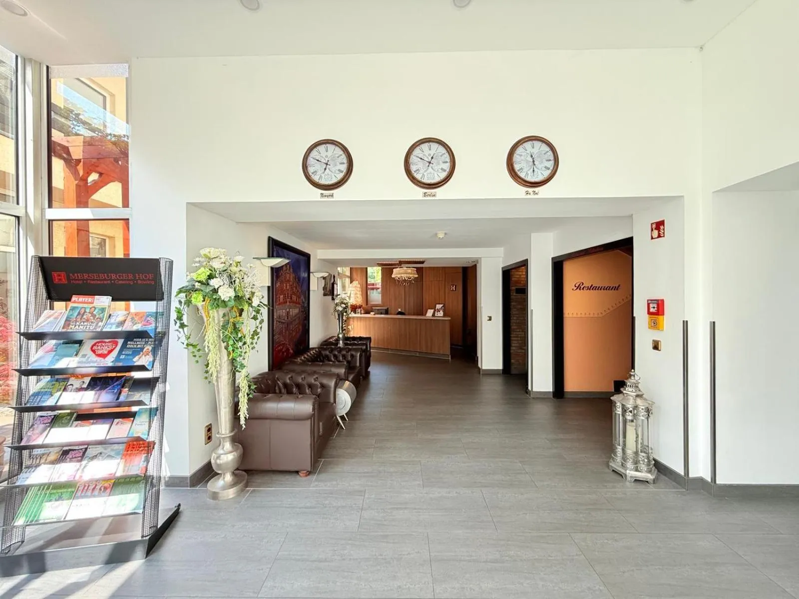 Lobby or reception in Hotel Merseburger Hof