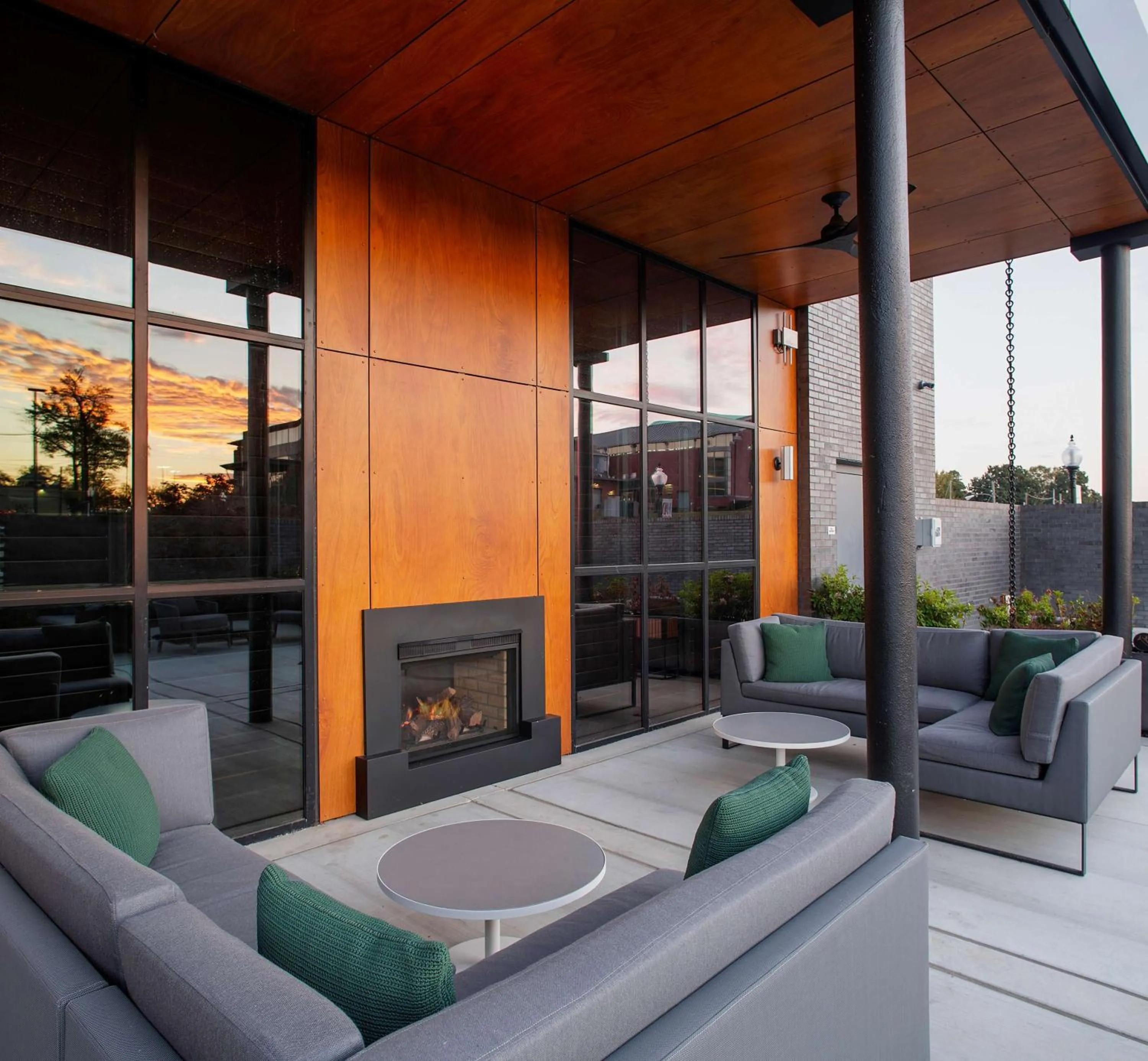 Patio in The Haywood, Tapestry Collection by Hilton