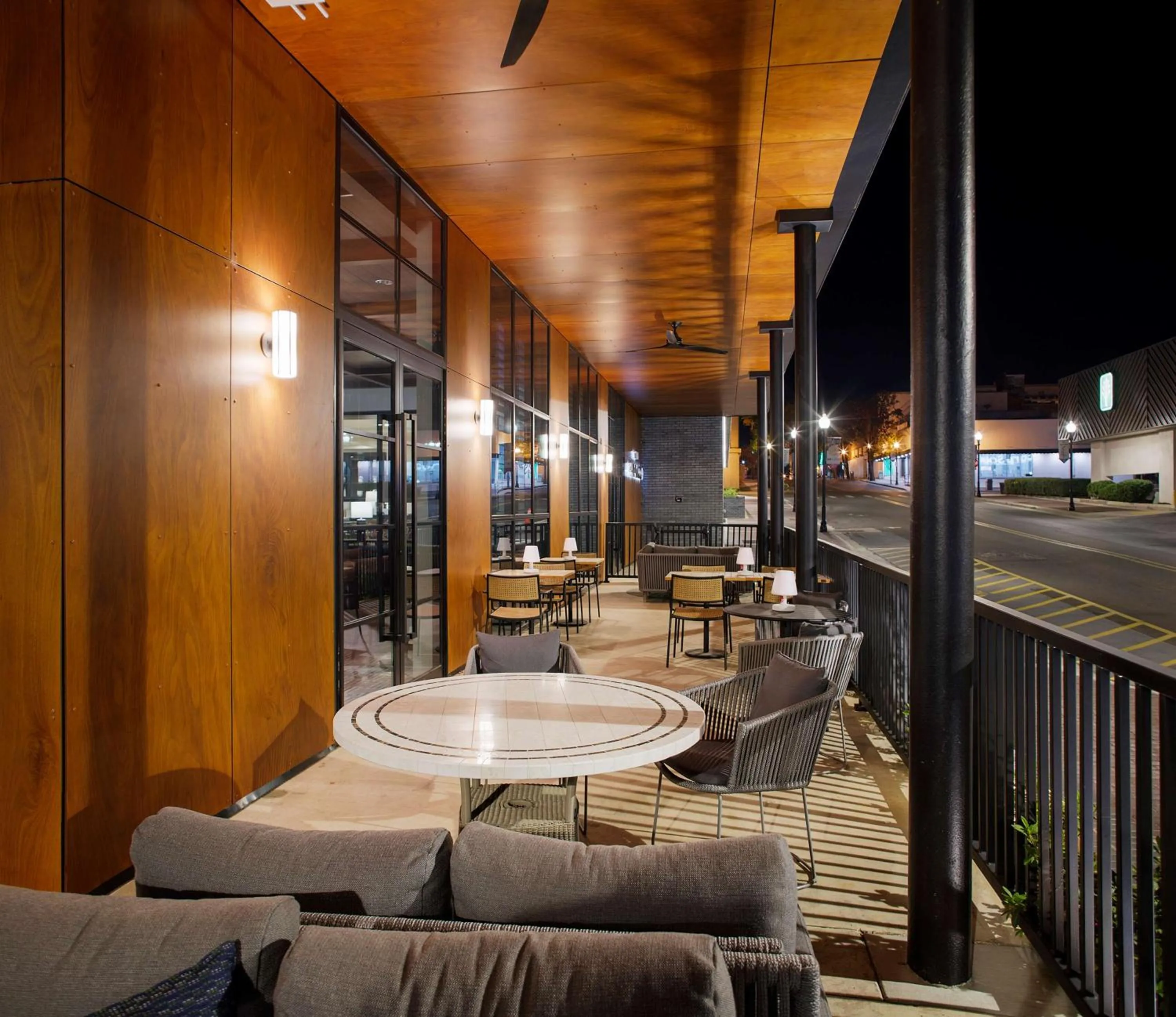 Patio in The Haywood, Tapestry Collection by Hilton