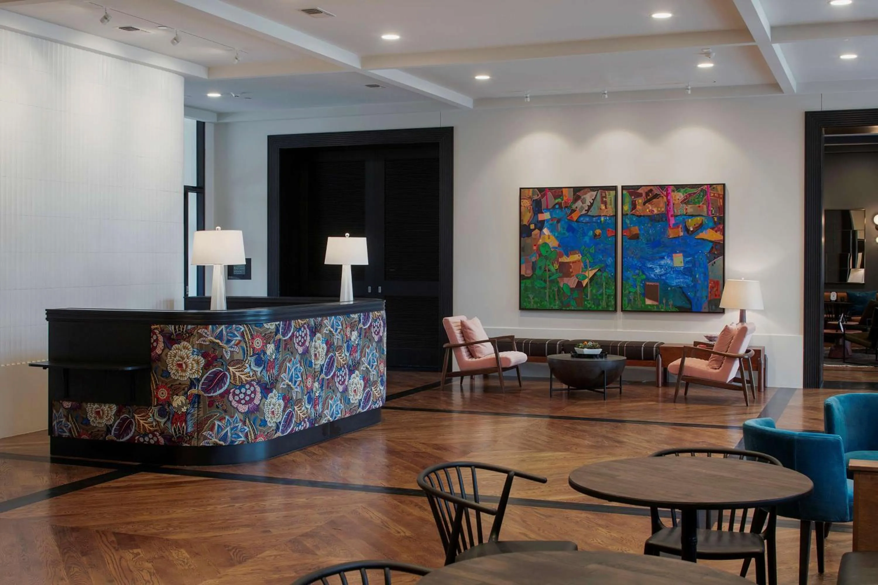 Lobby or reception in The Haywood, Tapestry Collection by Hilton