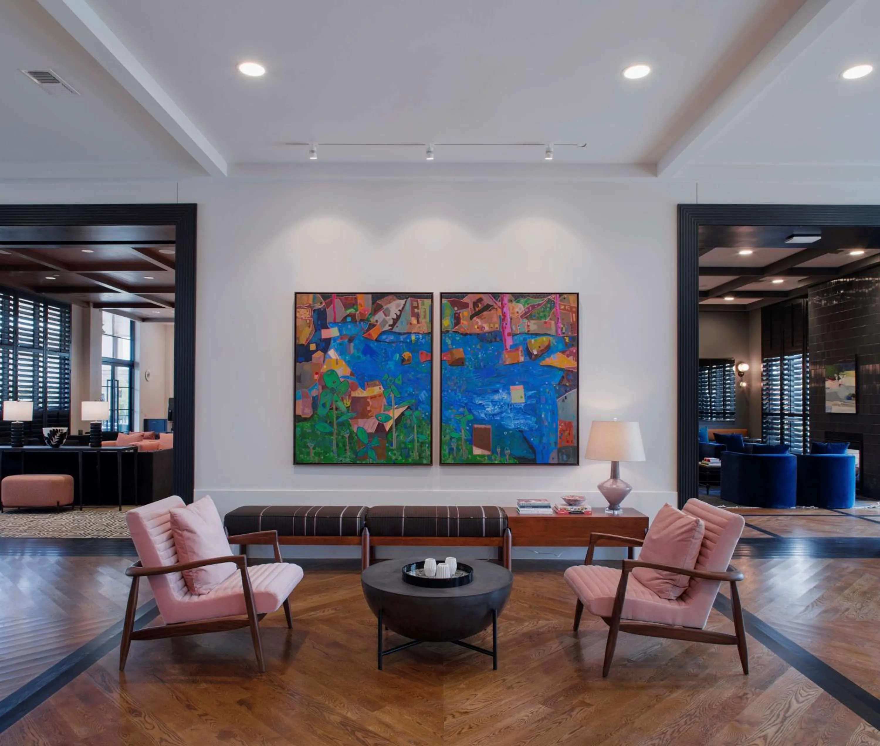 Lobby or reception in The Haywood, Tapestry Collection by Hilton